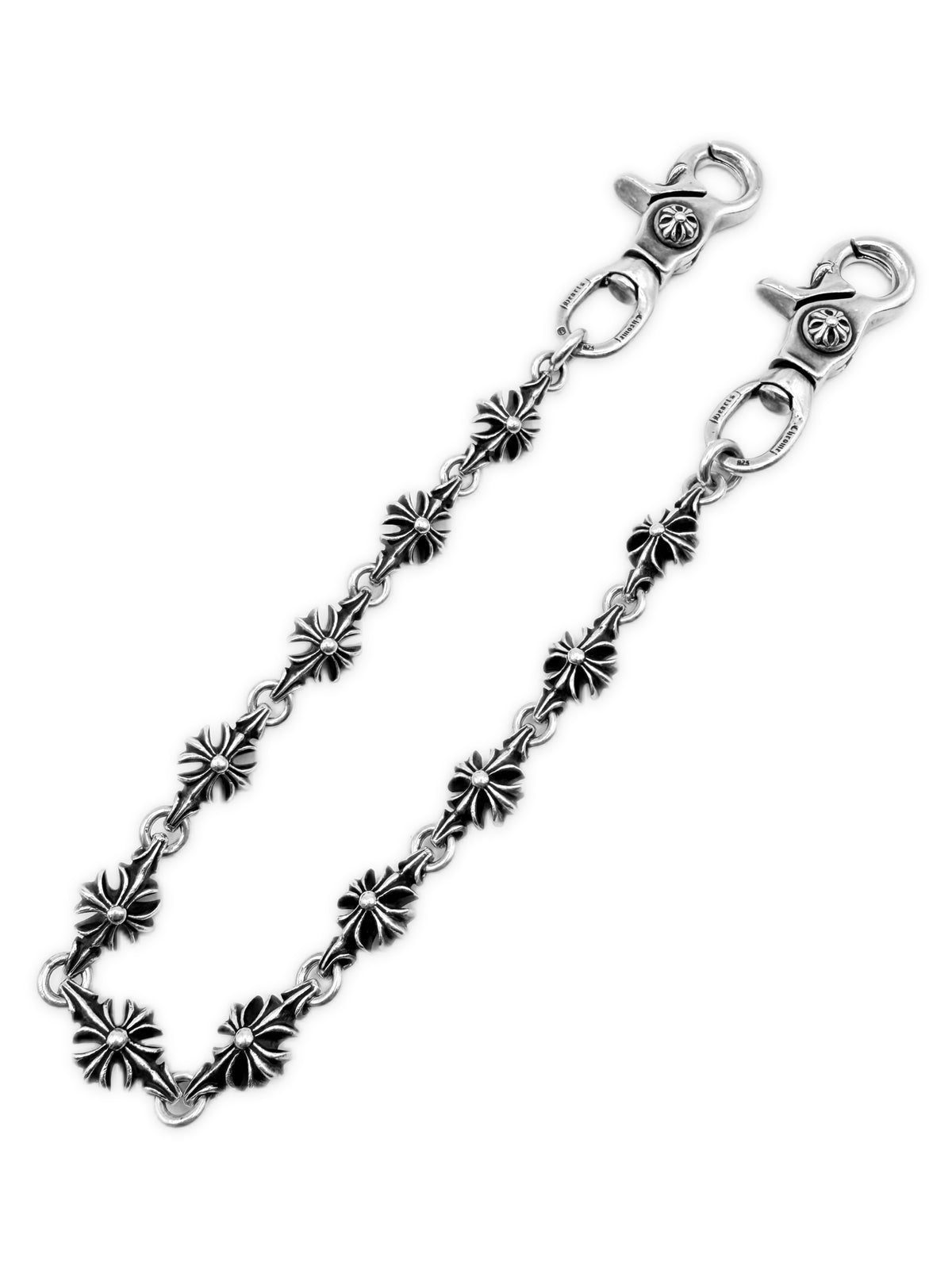 Chrome Hearts Plus 11 Link Double Lobster Clasp Wallet Chain