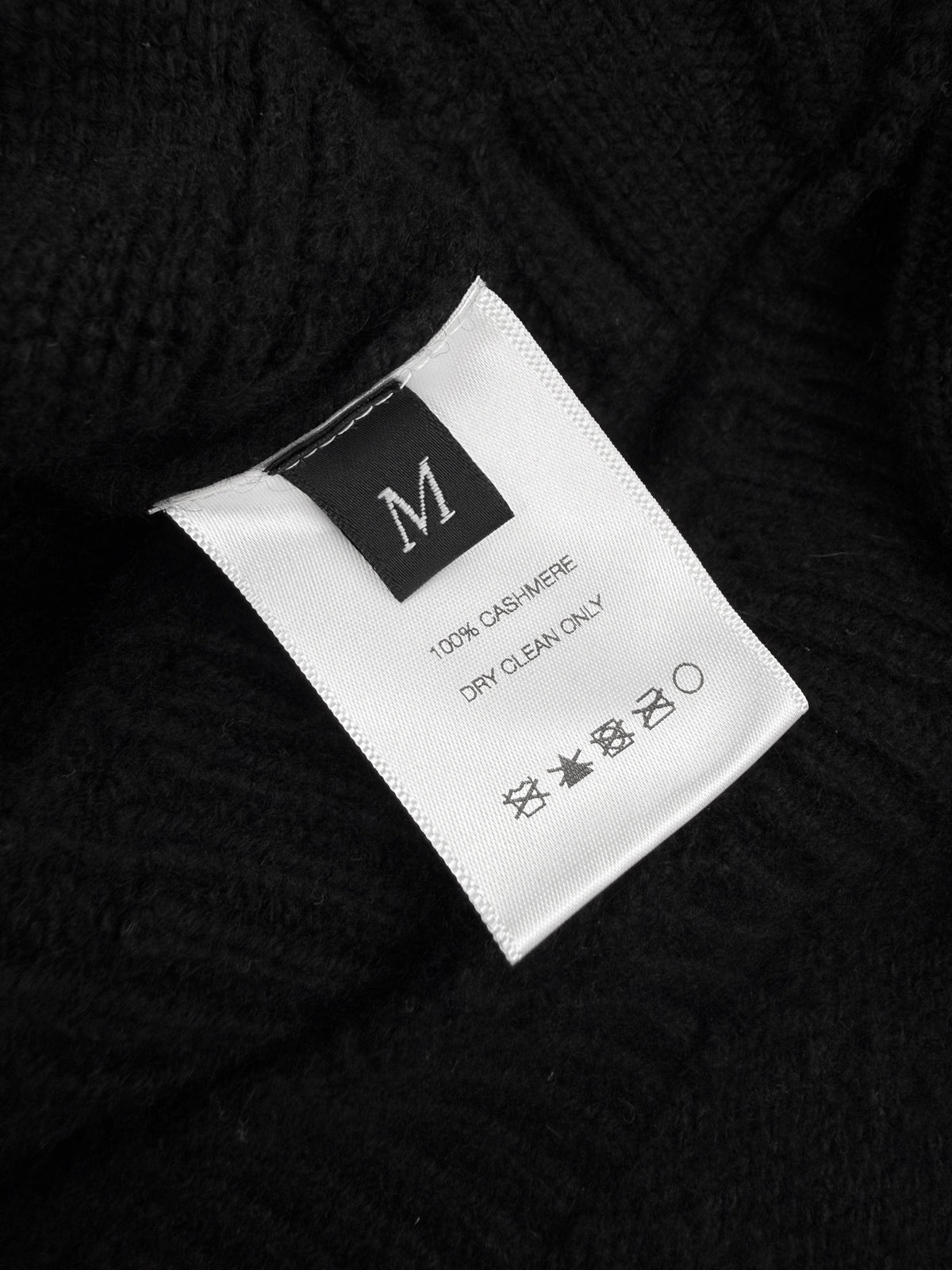 Enfants Riches Deprimes Cashmere Asymmetric Iron Cross Knit Cardigan Sweater