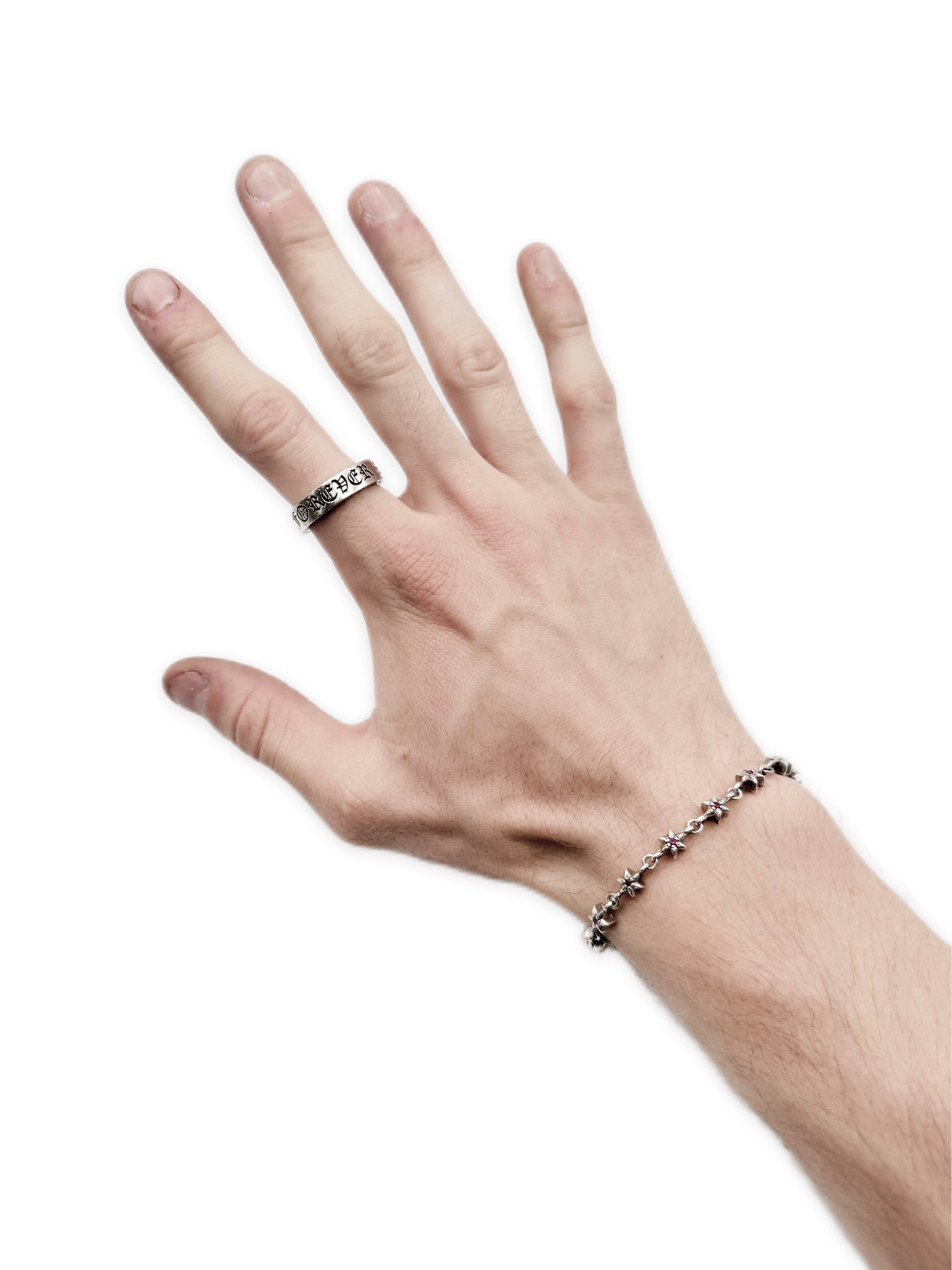 Chrome Hearts Forever 9mm Spacer .925 Silver Ring