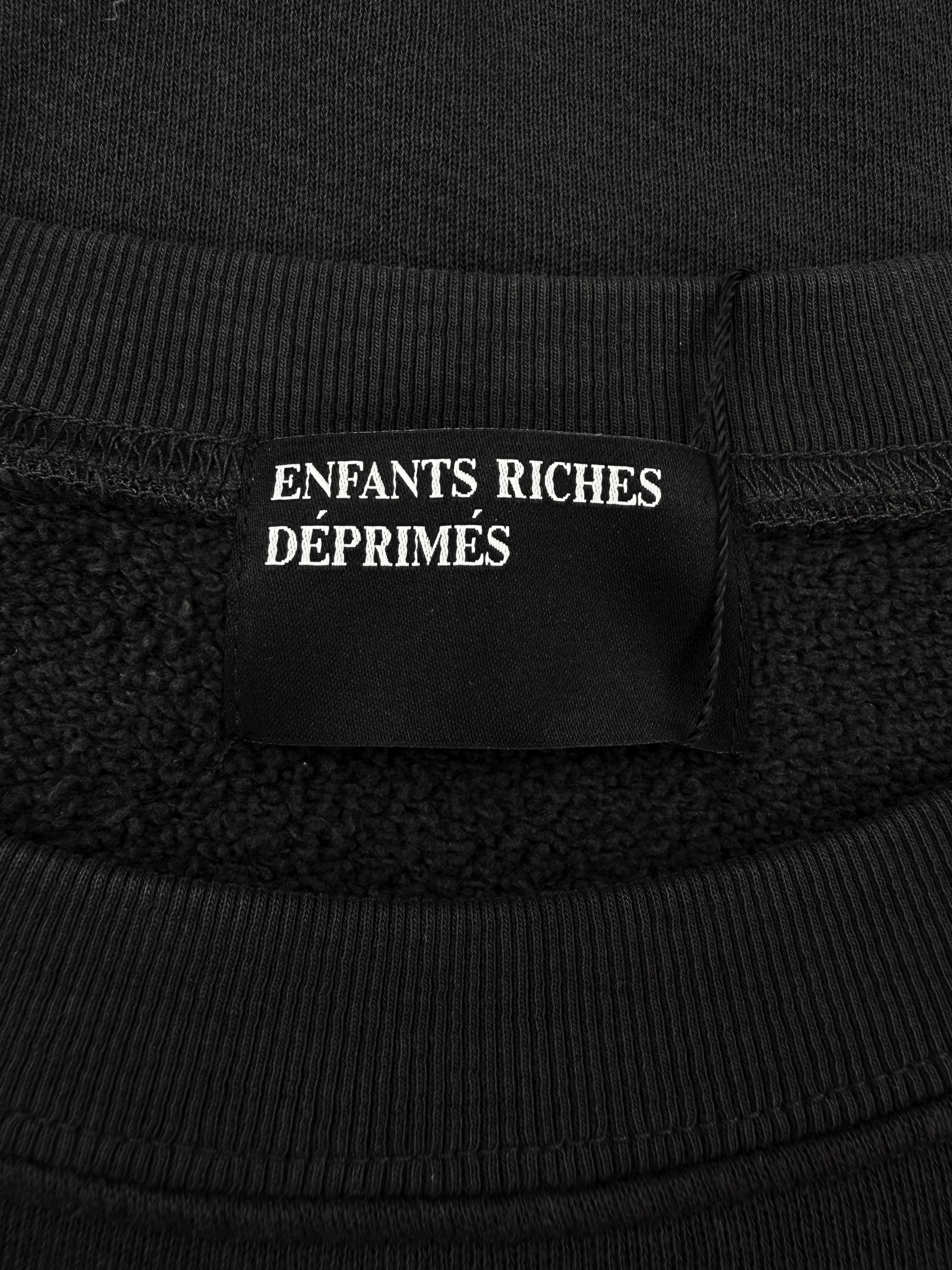 Enfants Riches Deprimes ‘Stalin’ Black Graphic Crewneck
