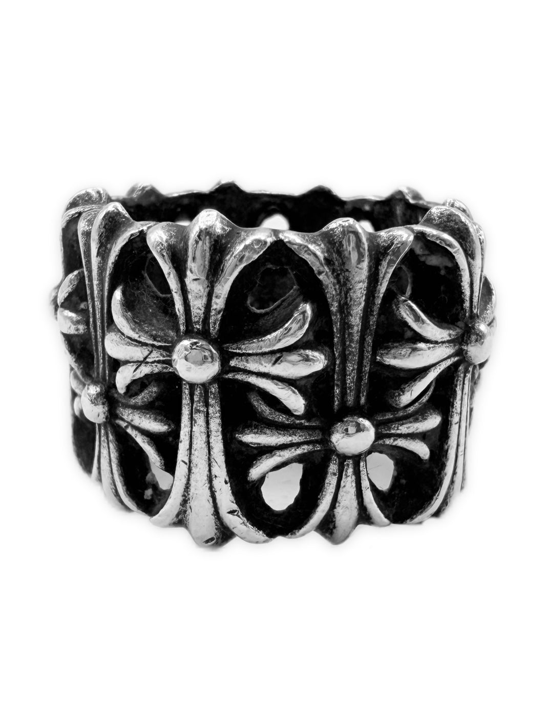 Chrome Hearts Cemetery Cross .925 Silver Ring