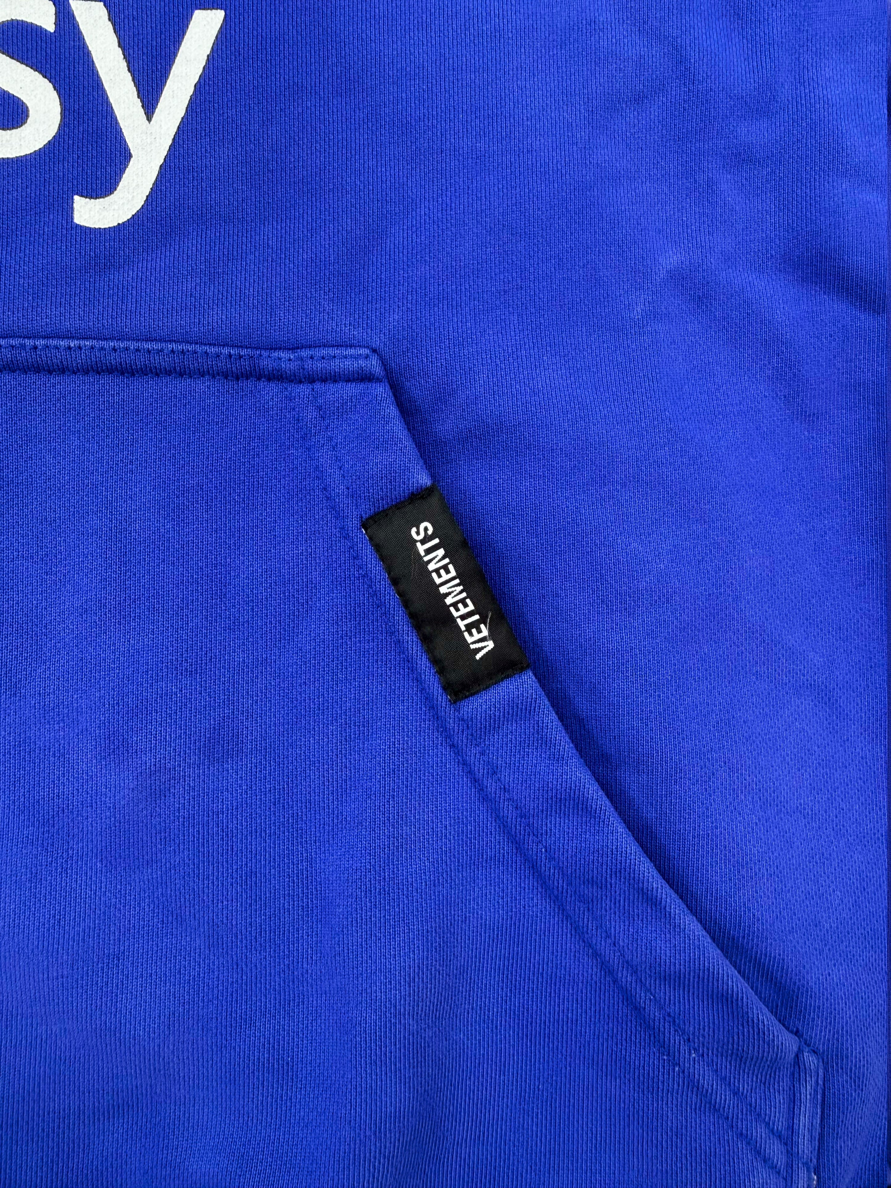 SS20 Vetements ‘Ecstasy’ Internet Explorer Blue Hoodie