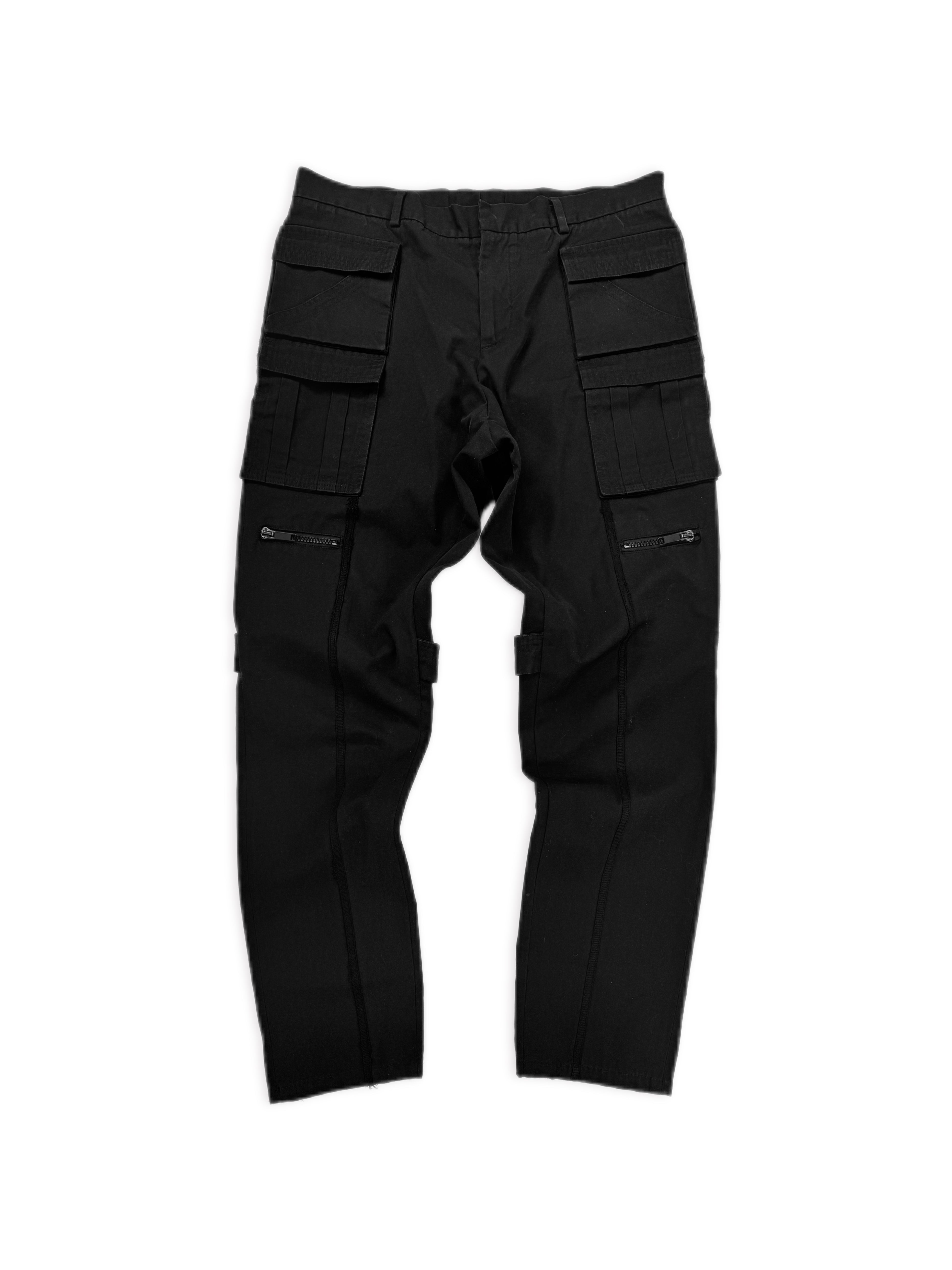 AW03 Dior Homme Luster Multi Pocket Runway Cargo Pants