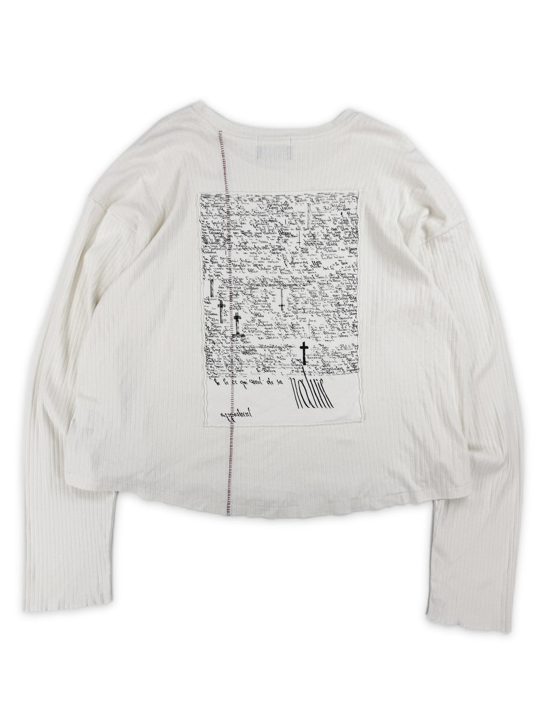 SS25 Enfants Riches Deprimes ‘Innocent in Vain’ Assemblage Patch Long Sleeve Shirt
