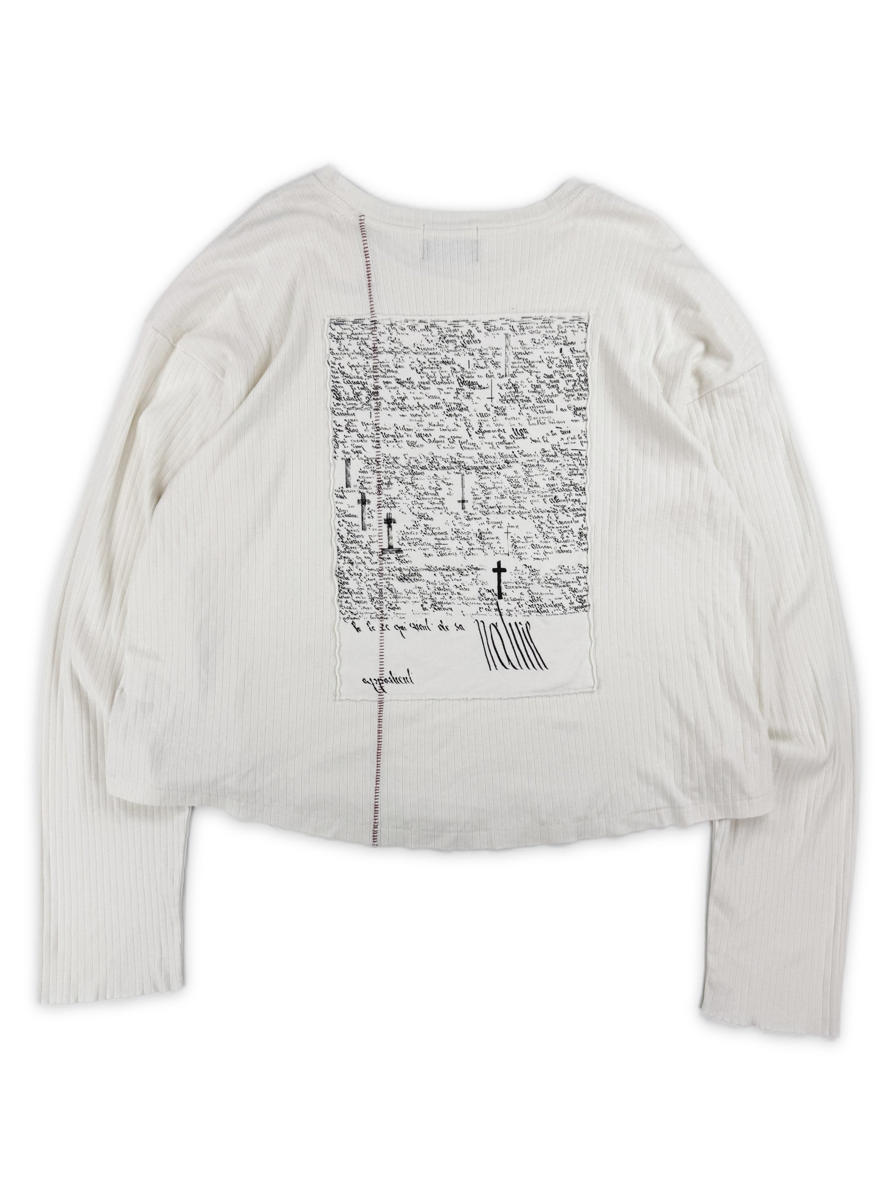 SS25 Enfants Riches Deprimes ‘Innocent in Vain’ Assemblage Patch Long Sleeve Shirt