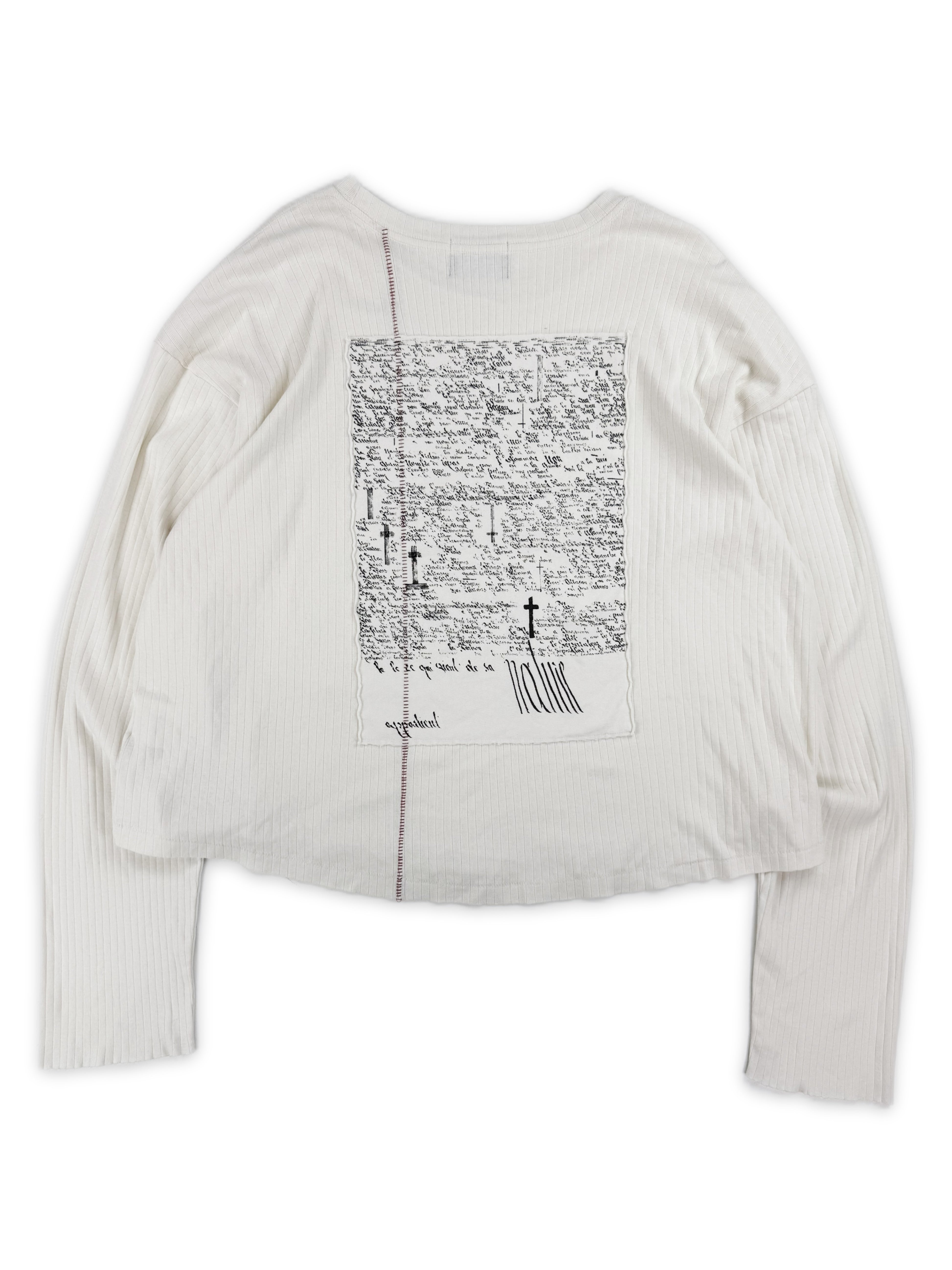 SS25 Enfants Riches Deprimes ‘Innocent in Vain’ Assemblage Patch Long Sleeve Shirt