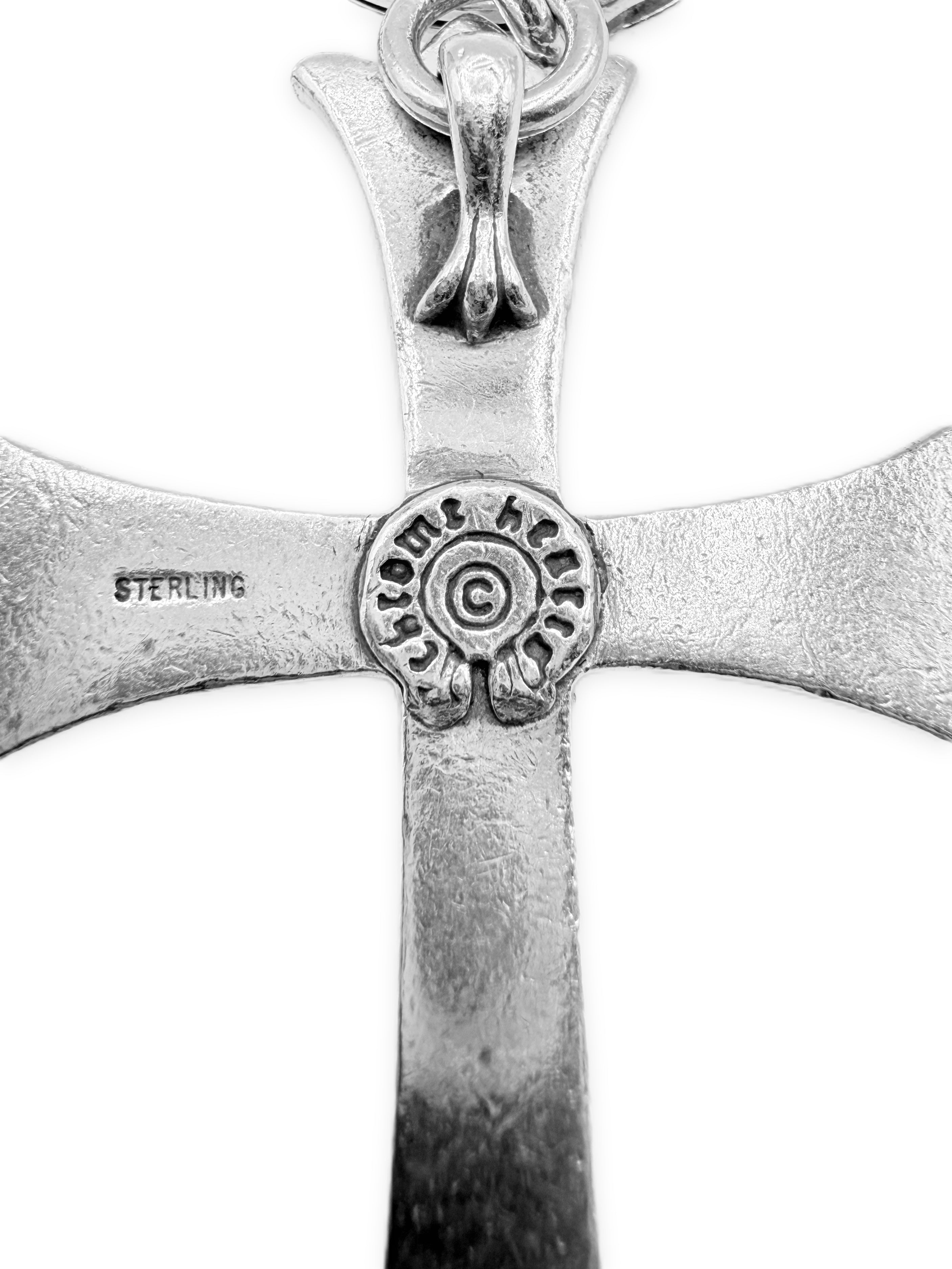 Chrome Hearts XL Cross Dagger .925 Silver Keychain