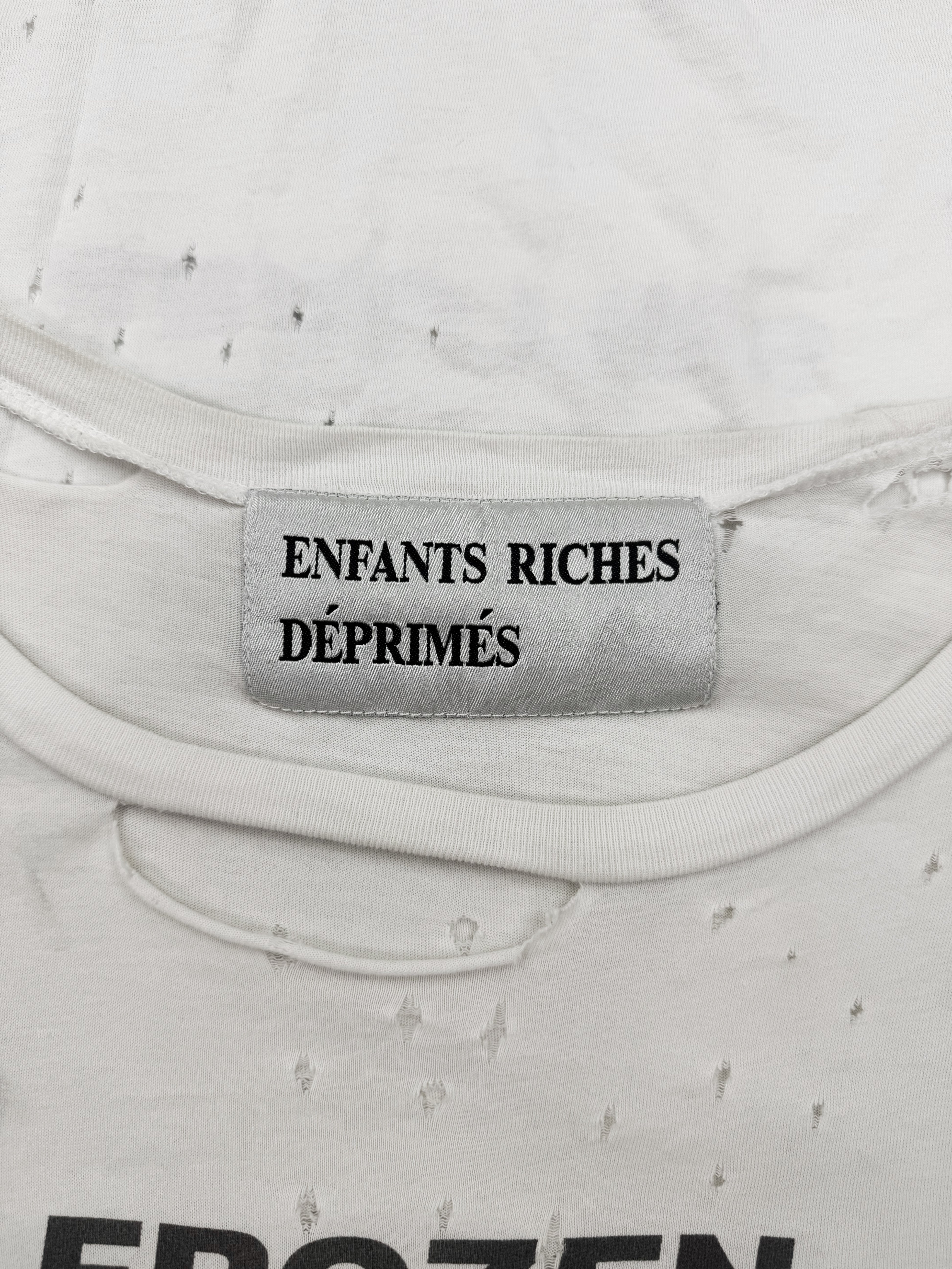 SS16 Enfants Riches Deprimes ‘Frozen Beauties’ Hand Distressed T-Shirt
