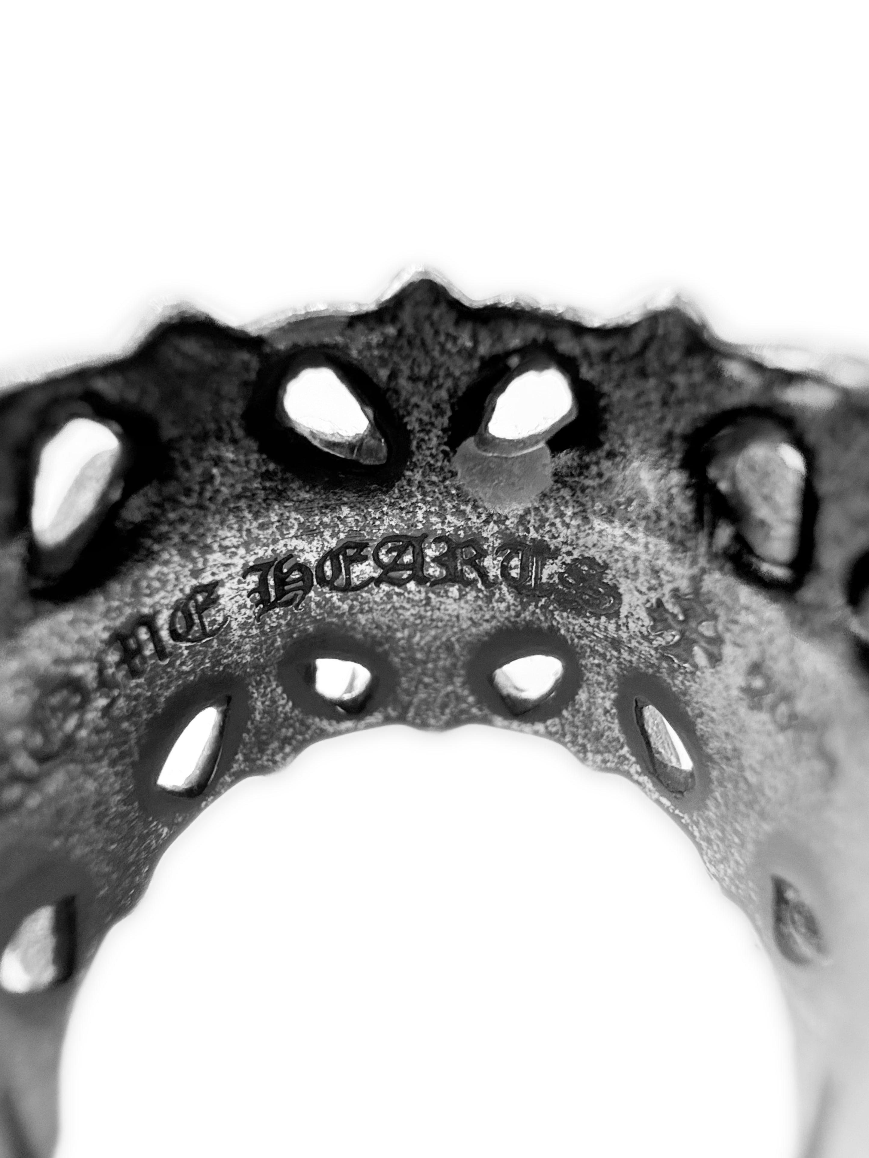 Chrome Hearts Cemetery Cross .925 Silver Ring
