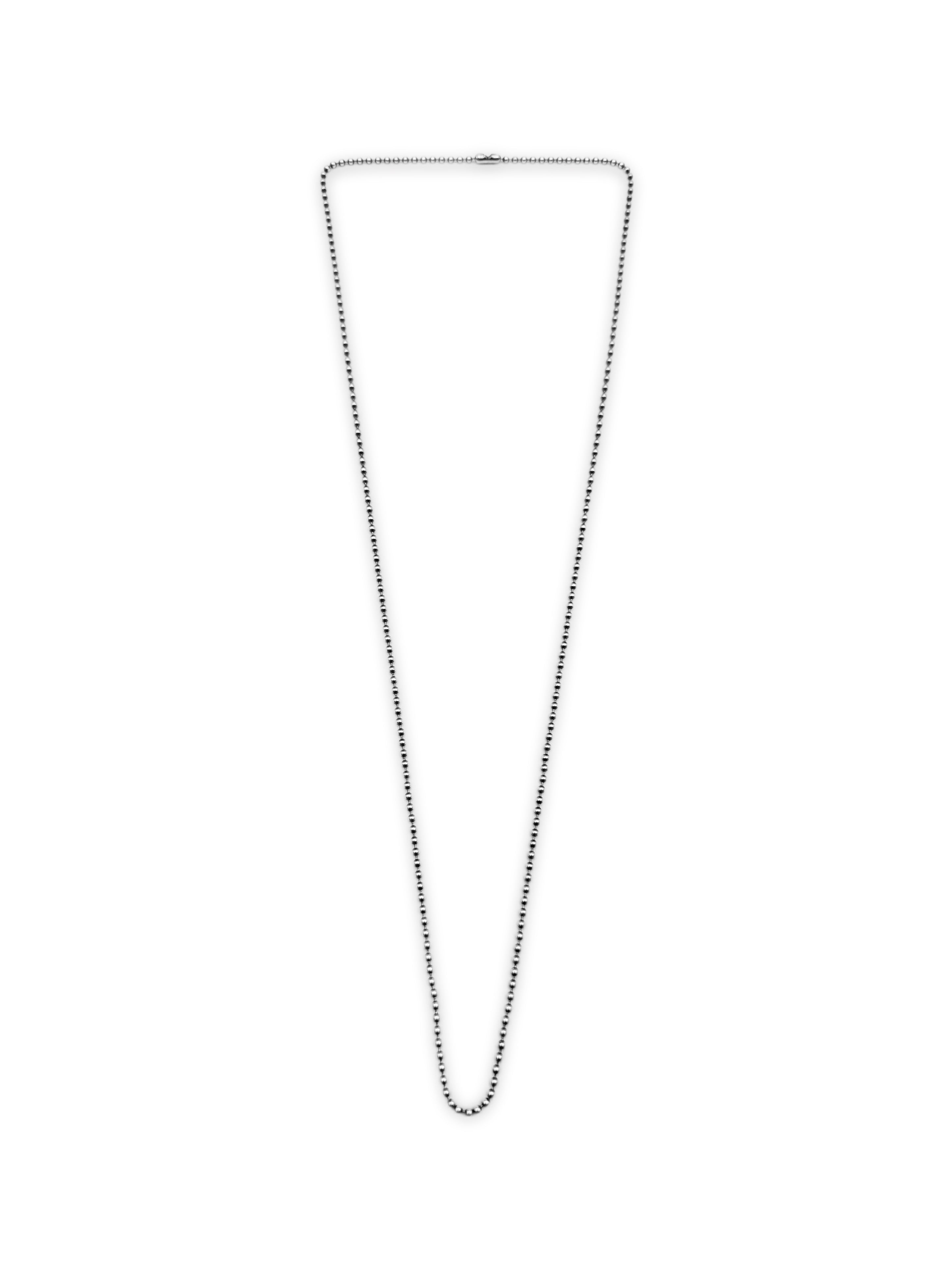 Chrome Hearts Ball Chain .925 Silver 40 in Necklace