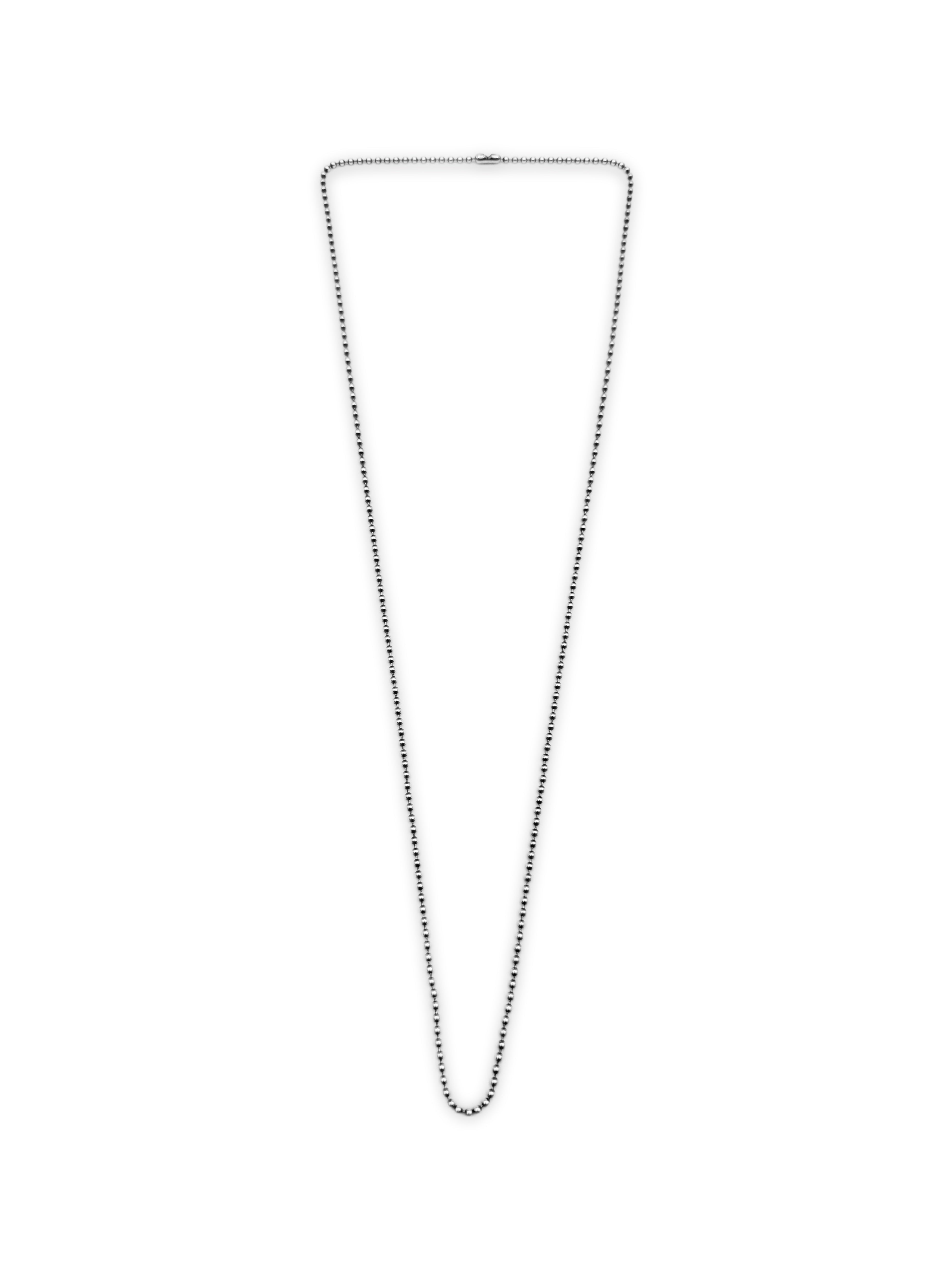 Chrome Hearts Ball Chain .925 Silver 40 in Necklace