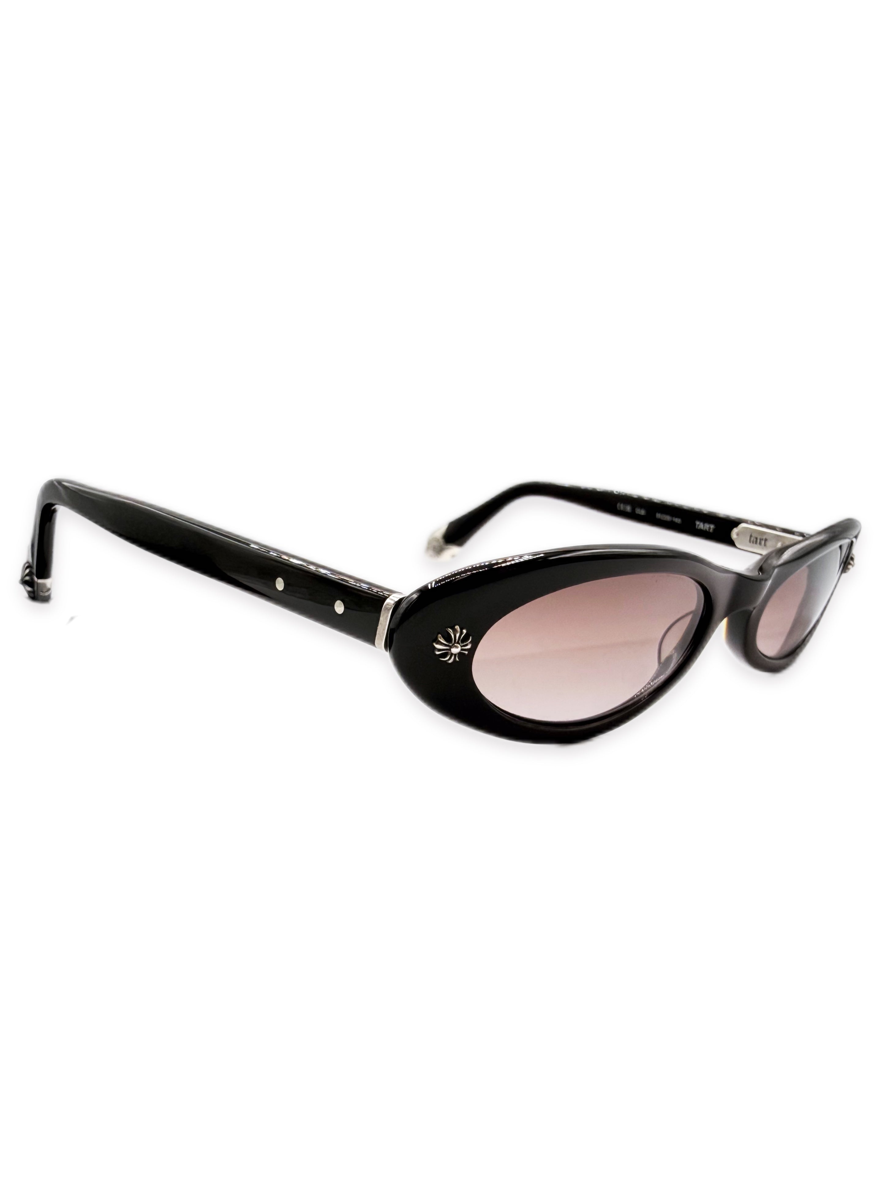 Chrome Hearts Tart Brown Oval .925 Silver Sunglasses