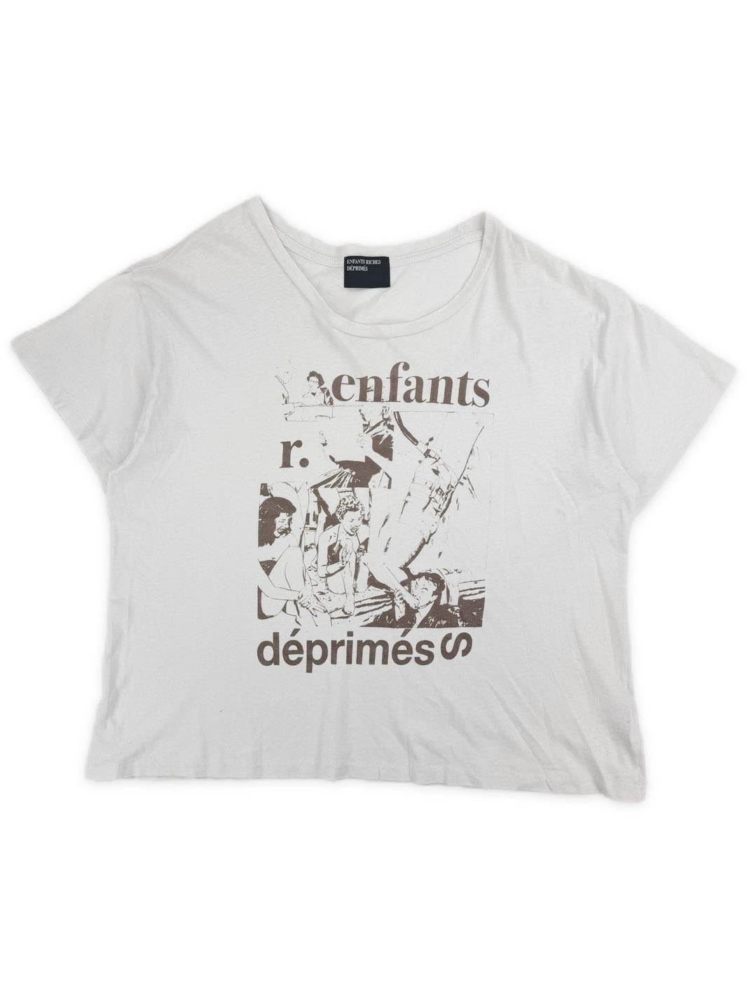 Enfants Riches Deprimes ‘Gnaw’ White Graphic T-Shirt