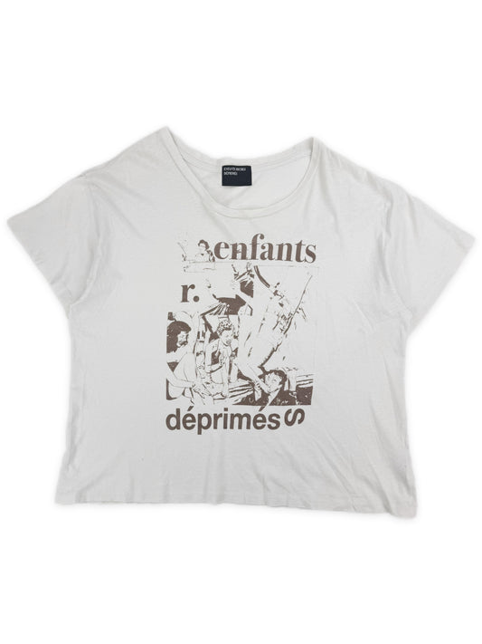 Enfants Riches Deprimes ‘Gnaw’ White Graphic T-Shirt