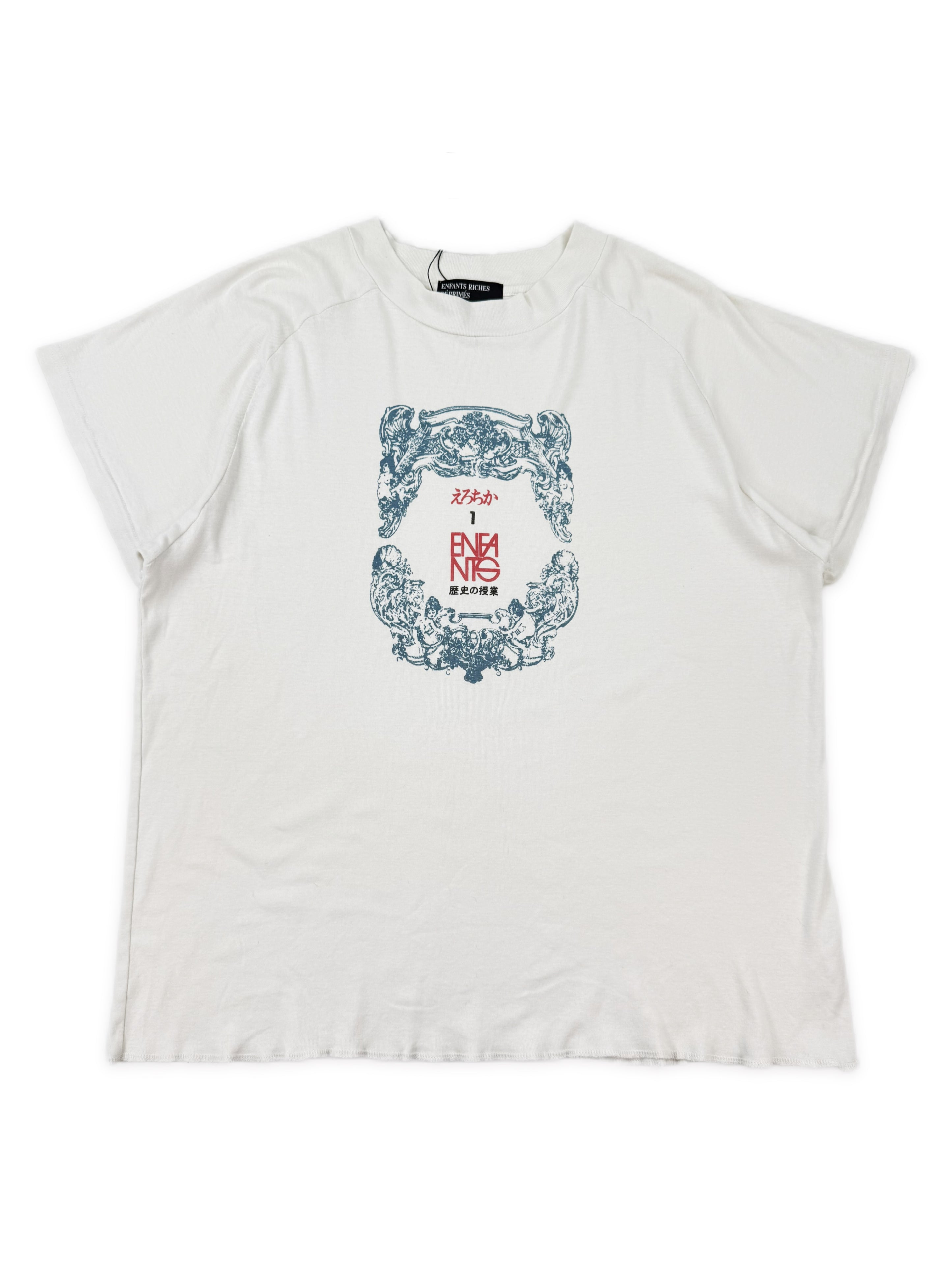 Enfants Riches Deprimes ‘Erotica’ White Ribbed T-Shirt