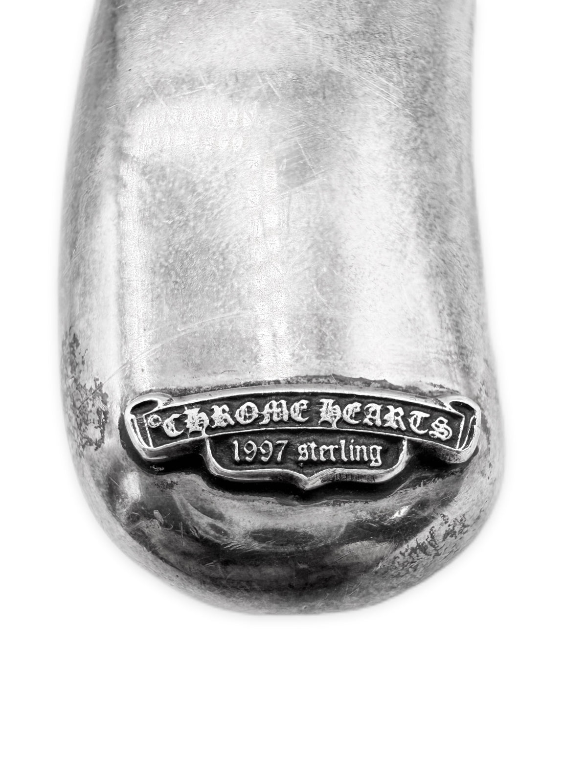 Chrome Hearts Floral .925 Silver Mini Lighter Holder Case