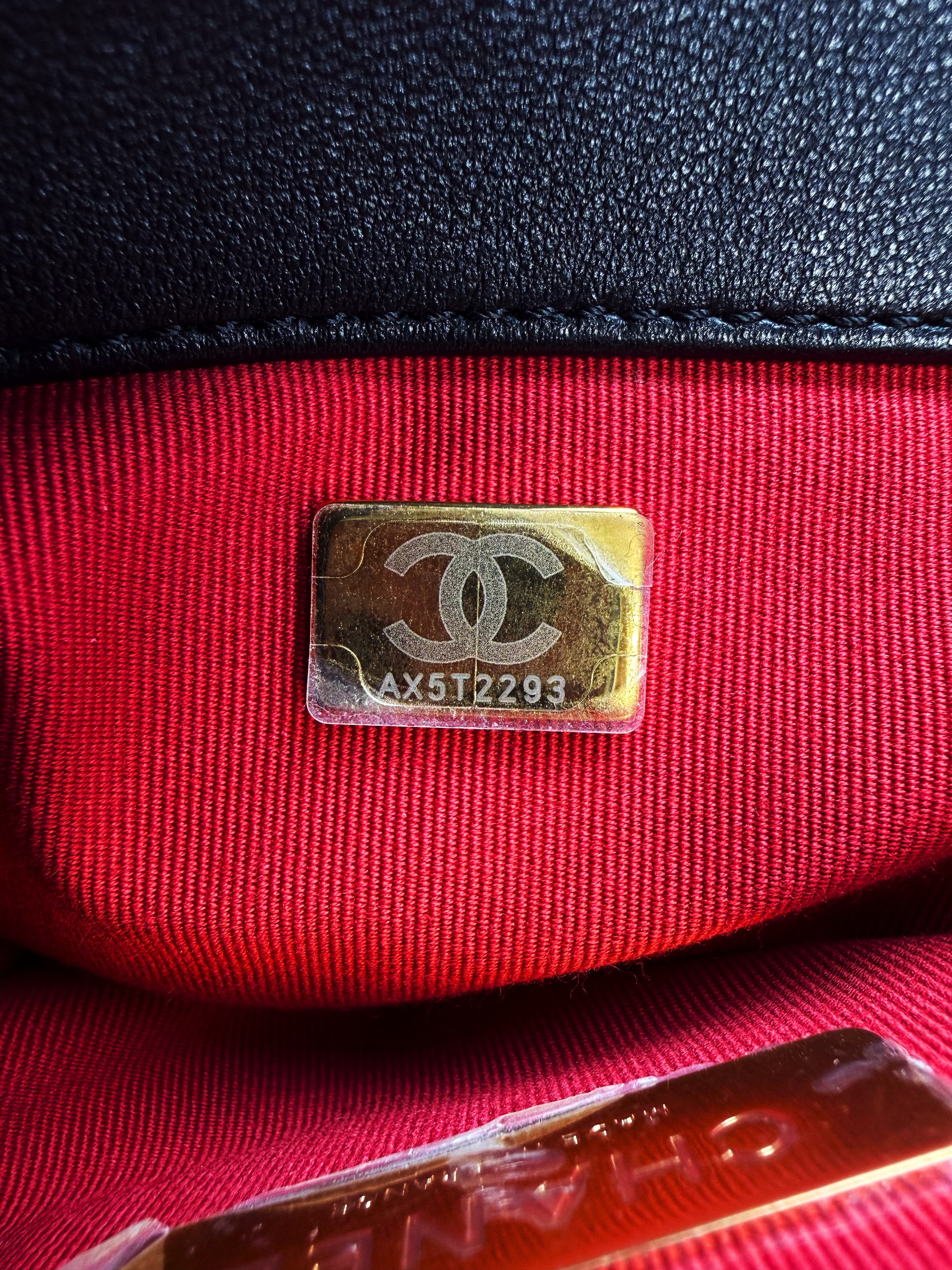 Chanel 19 Quilted Leather Maxi Large Gold / Silver Flap Bag