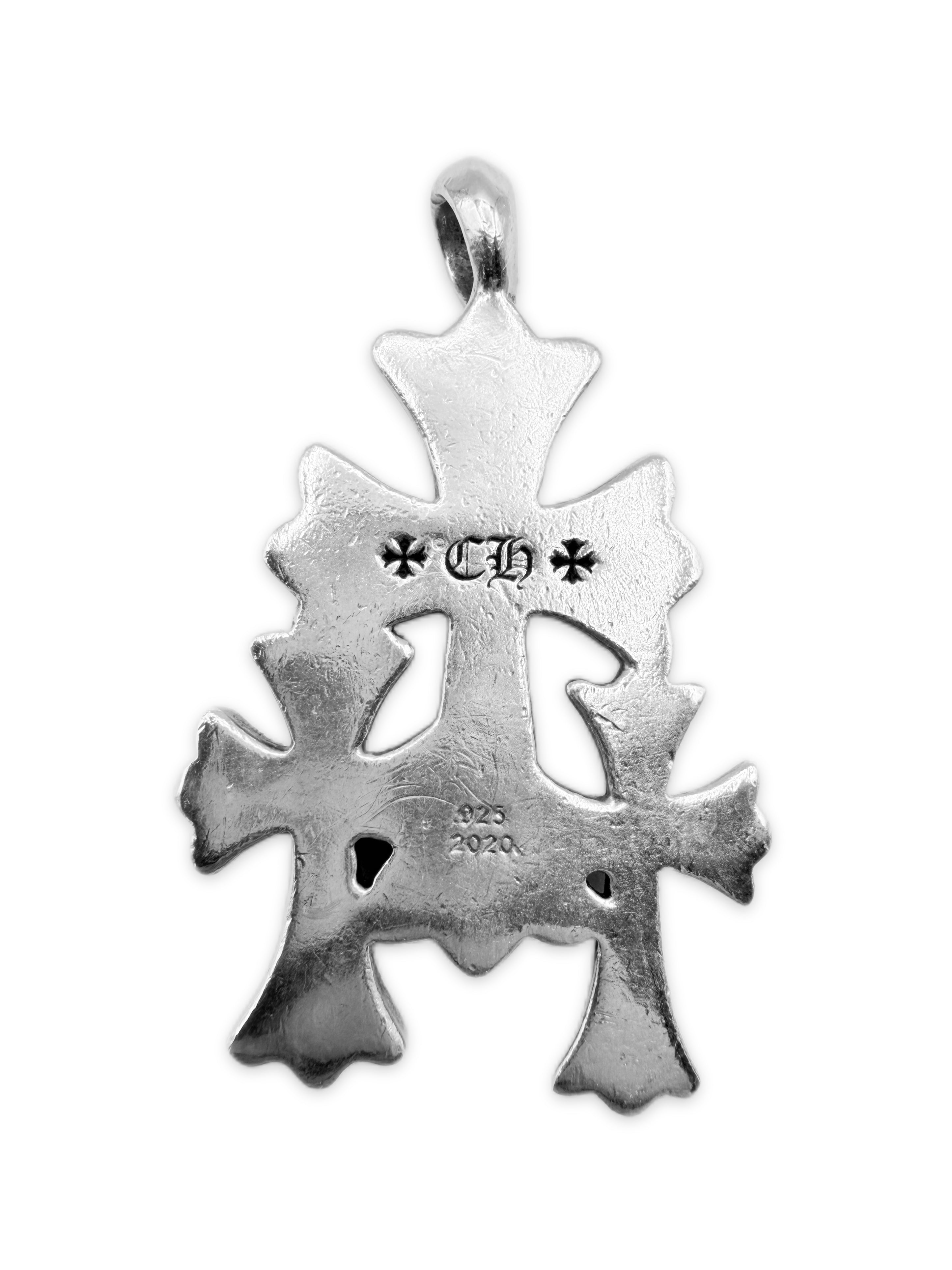 Chrome Hearts Triple Cross Large .925 Silver Pendant