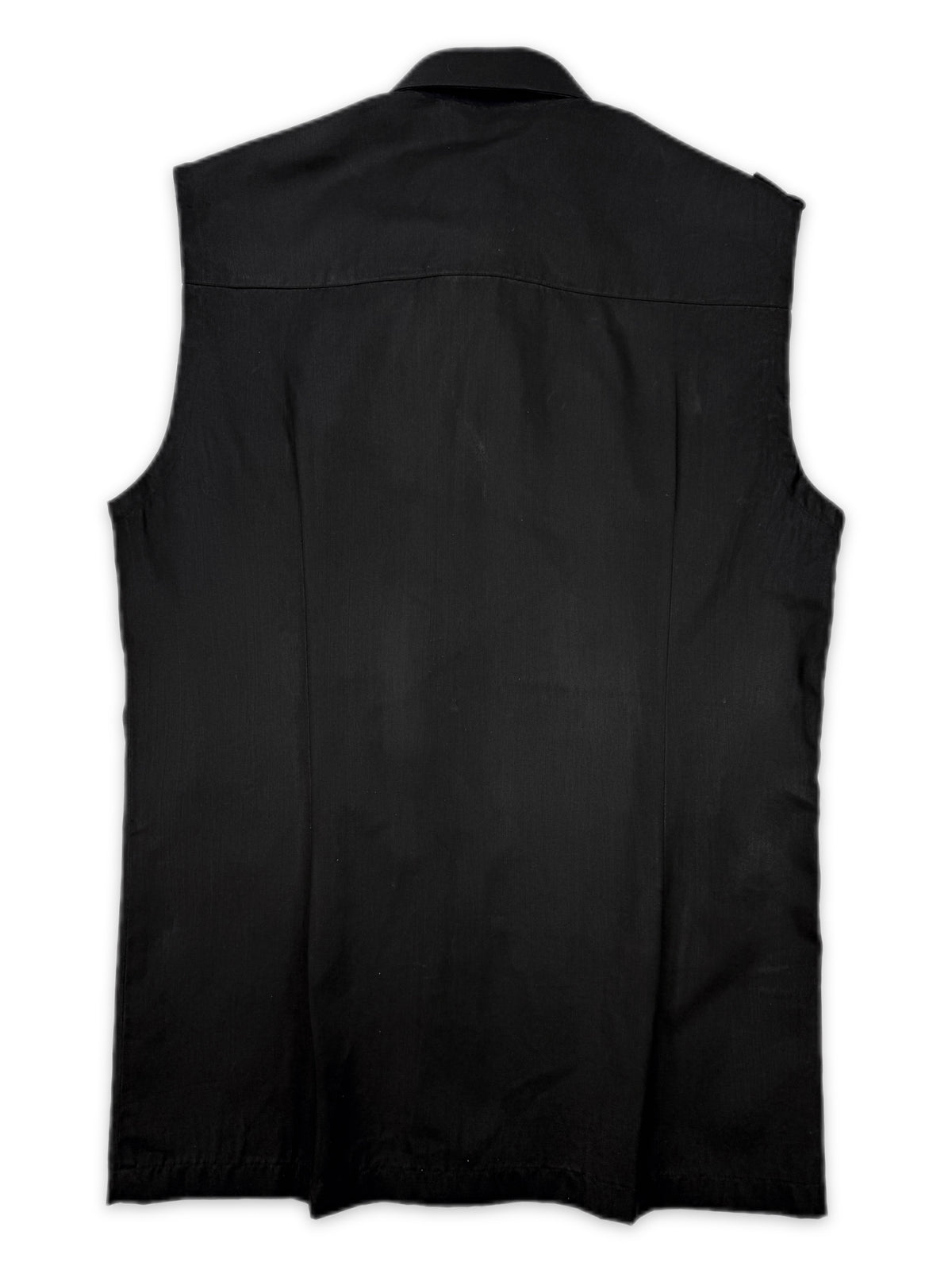 SS03 Maison Margiela Artisanal 0 Painted Patchwork Sleeveless Office Vest