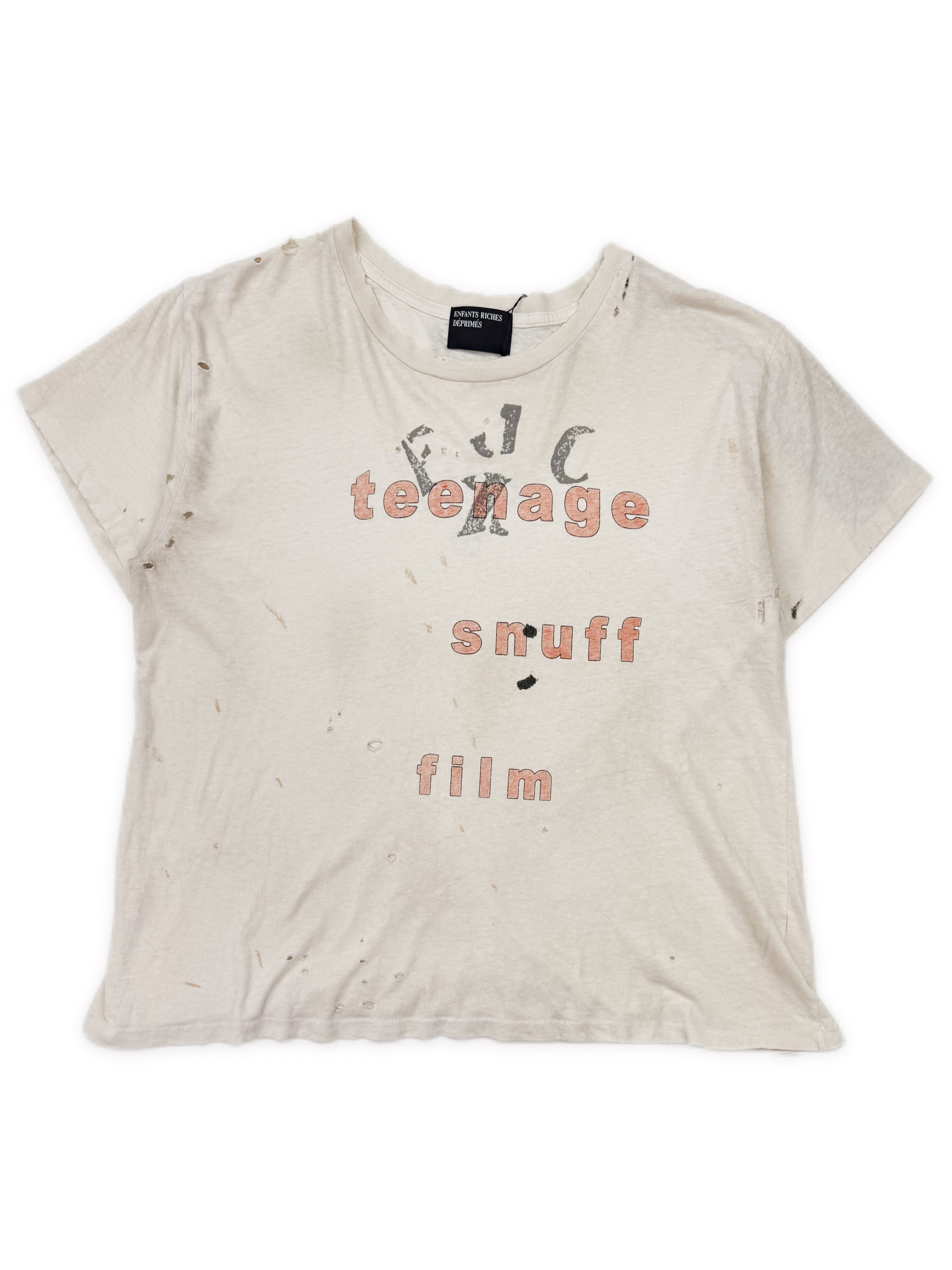 Enfants Riches Deprimes ‘Teenage Snuff Films’ Distressed T-Shirt