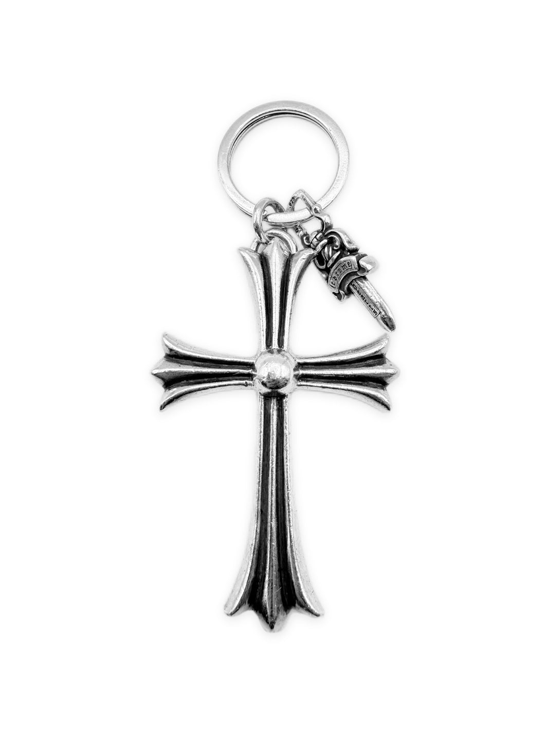 Chrome Hearts XL Cross Dagger .925 Silver Keychain