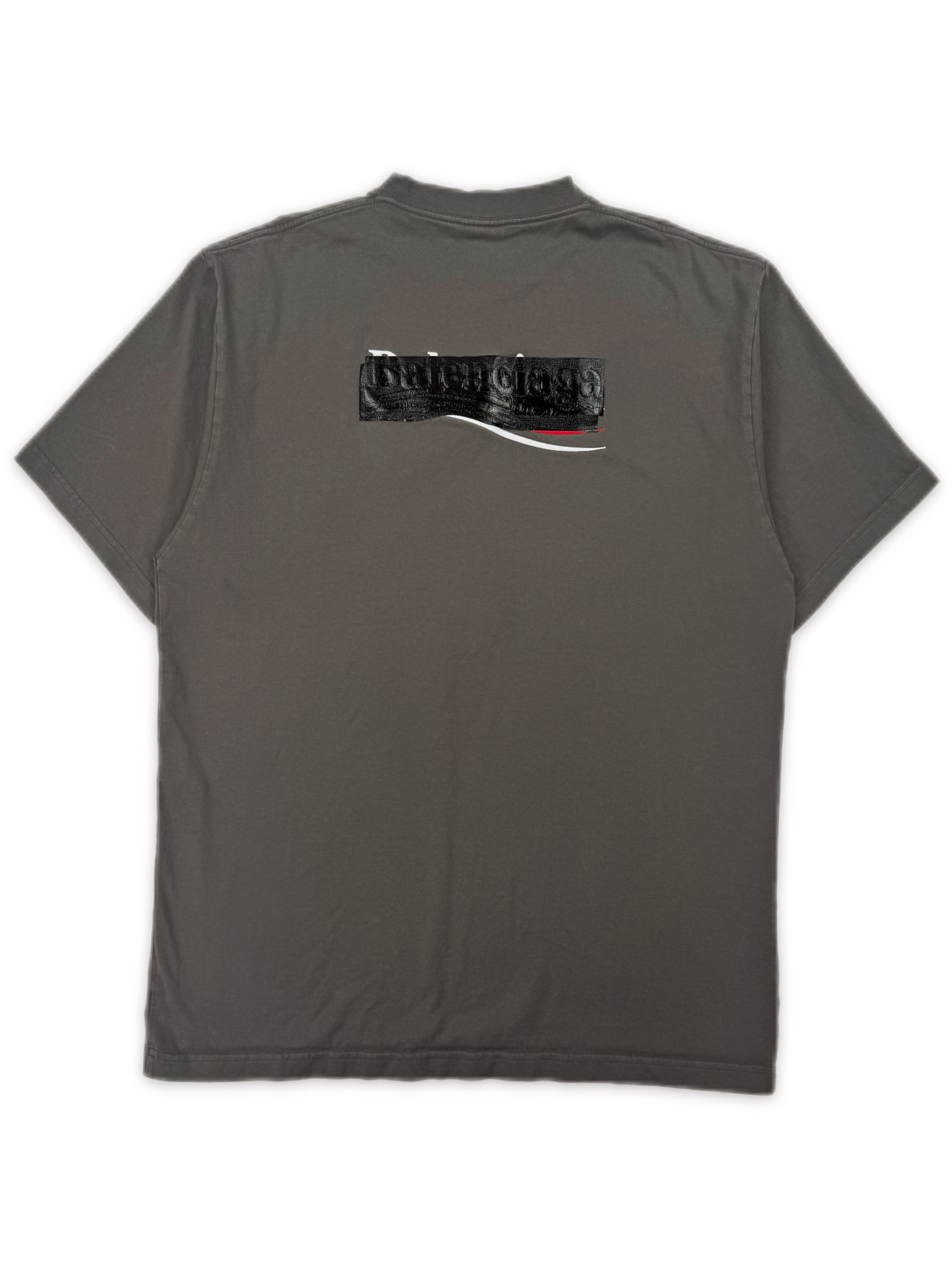 SS23 Balenciaga Gaffer Campaign Logo Grey T-Shirt