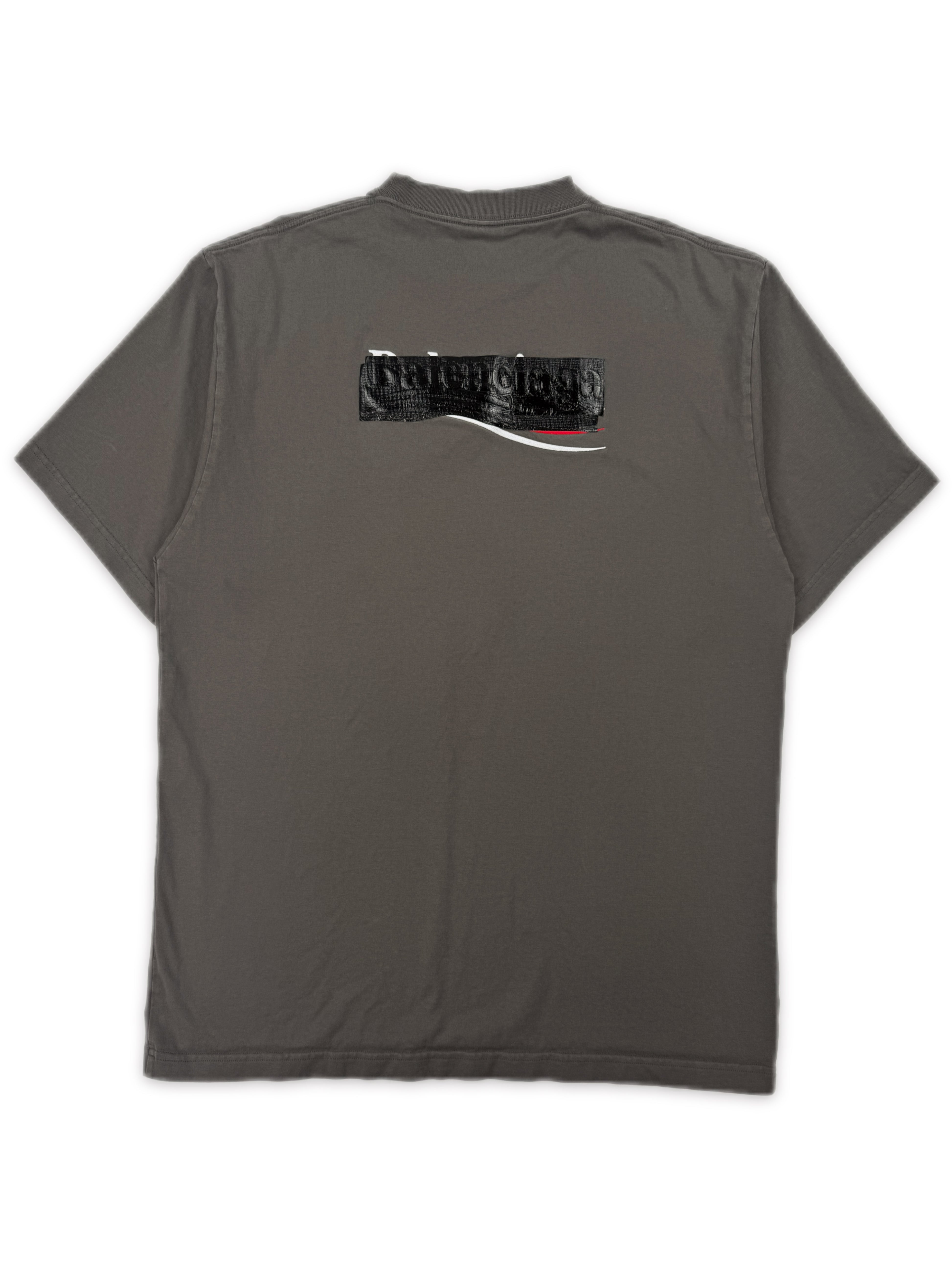 SS23 Balenciaga Gaffer Campaign Logo Grey T-Shirt