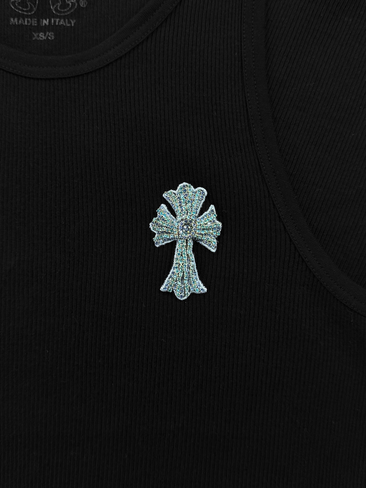 Chrome Hearts Cannes Exclusive Beaded Wife Beater Tank Top