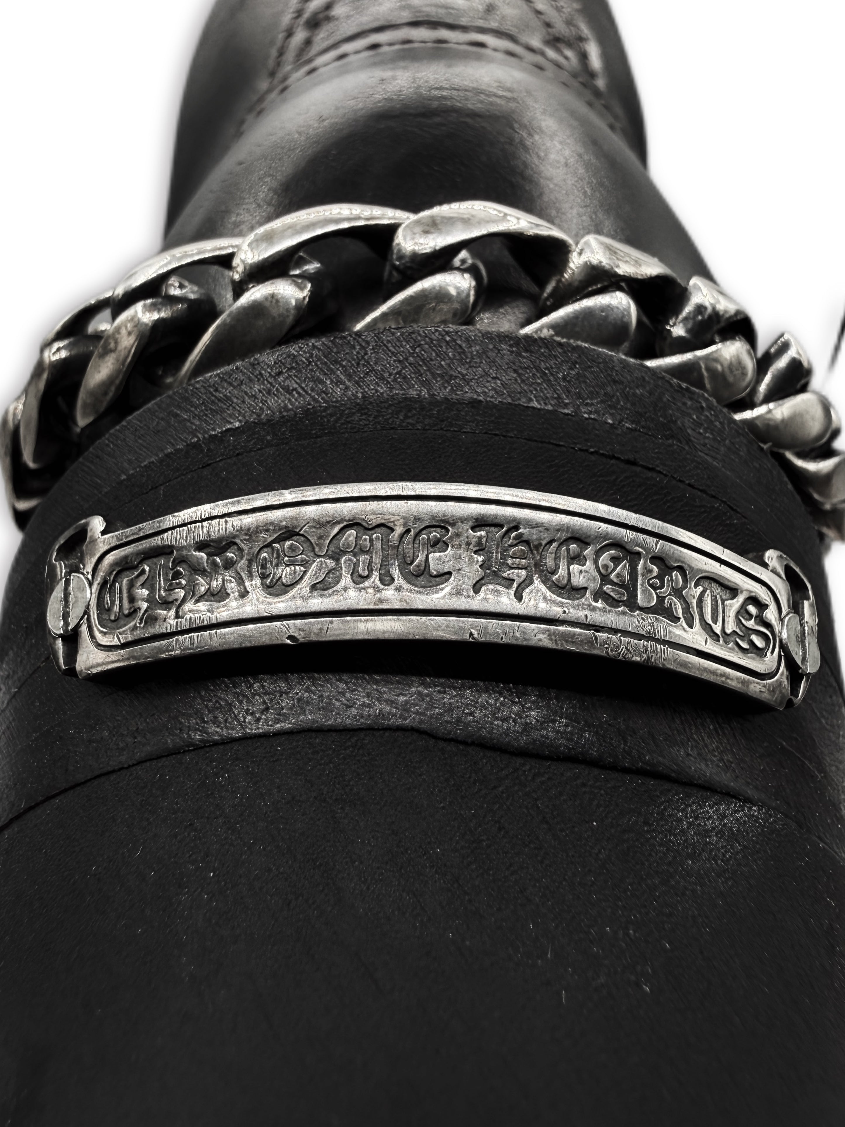 Chrome Hearts x Wesco Cuban Link Triple Gunslinger Engineer Boots