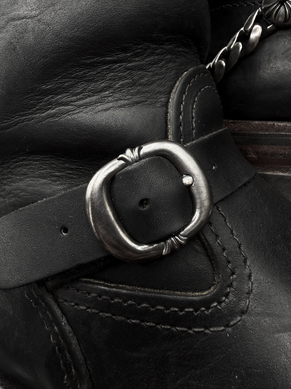 Chrome Hearts x Wesco Engineer Cuban Link Dagger Gunslinger Boots