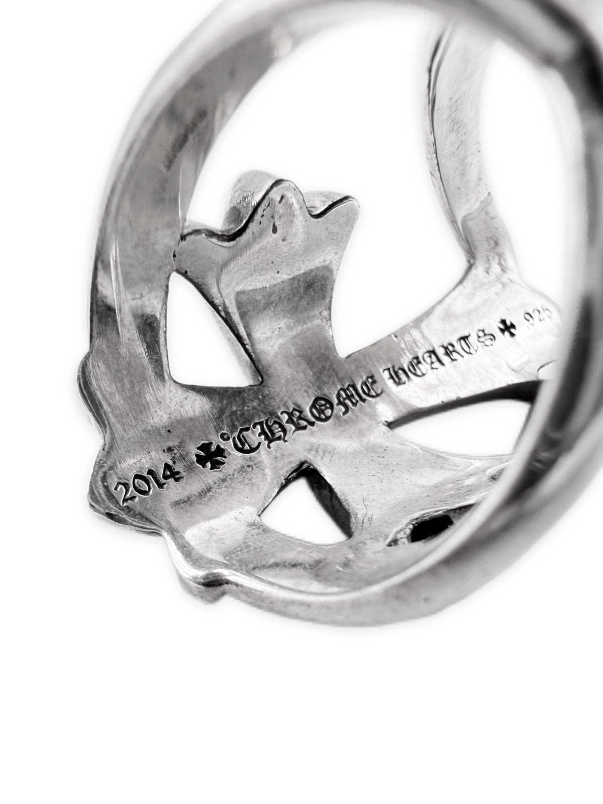 Chrome Hearts Diamond Pavé Factory Set Infinity .925 Silver Ring