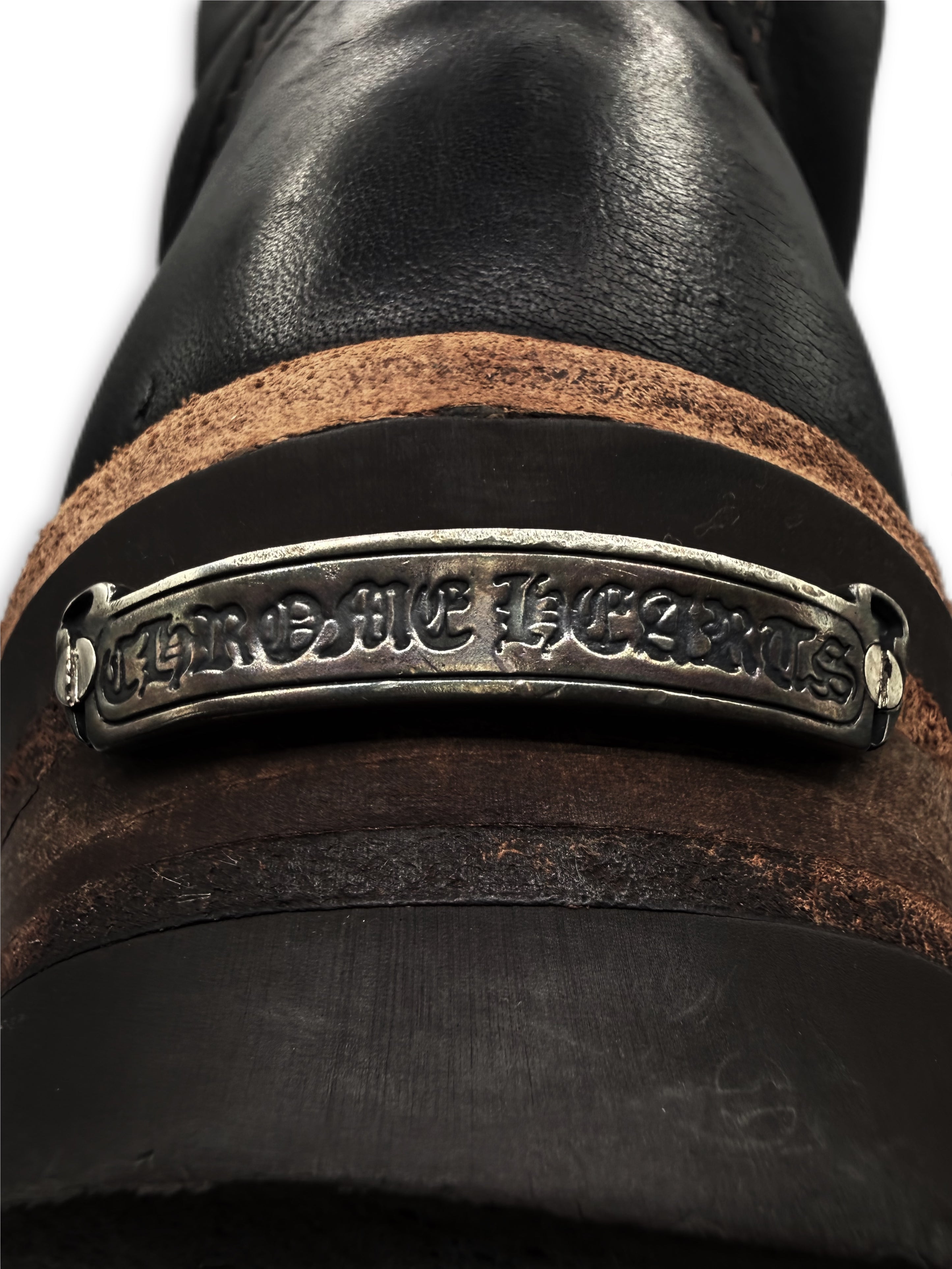 Chrome Hearts x Wesco Cross Pendant Gunslinger Engineer Boots