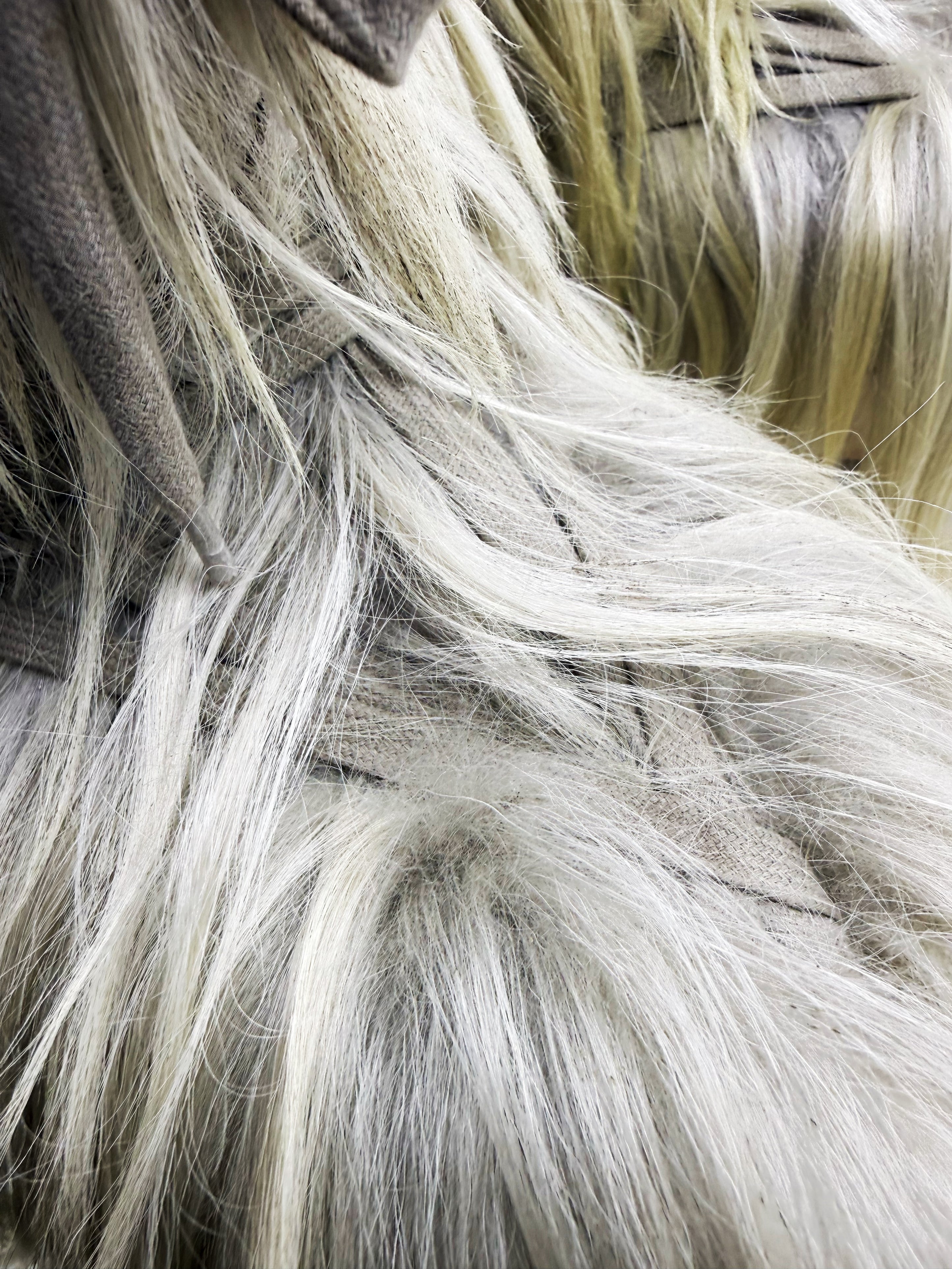 AW20 Rick Owens x Moncler Goat Fur Acid Degrade Big Rocks Lunar Megalace Boots