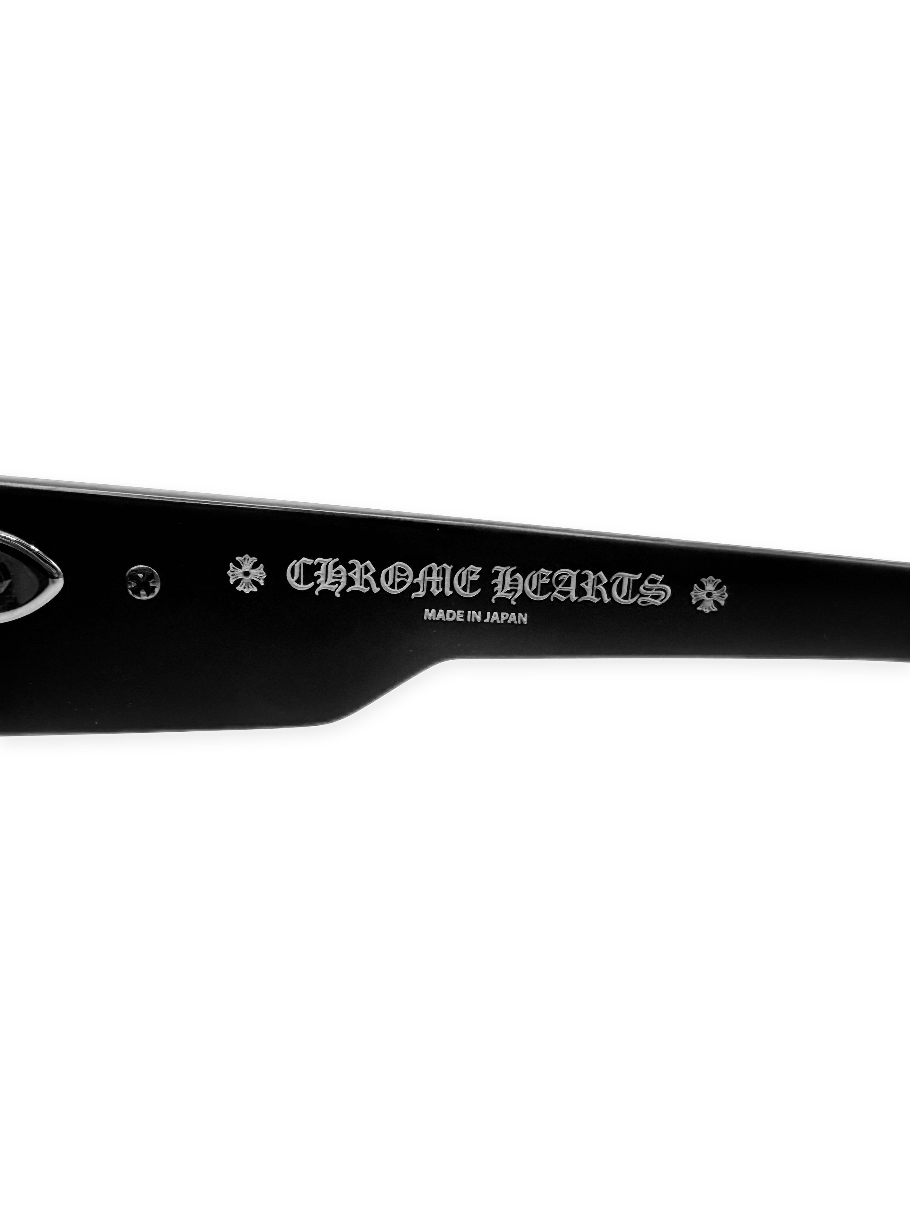 Chrome Hearts Yer Bjorn Again Floral Matte Black Sunglasses
