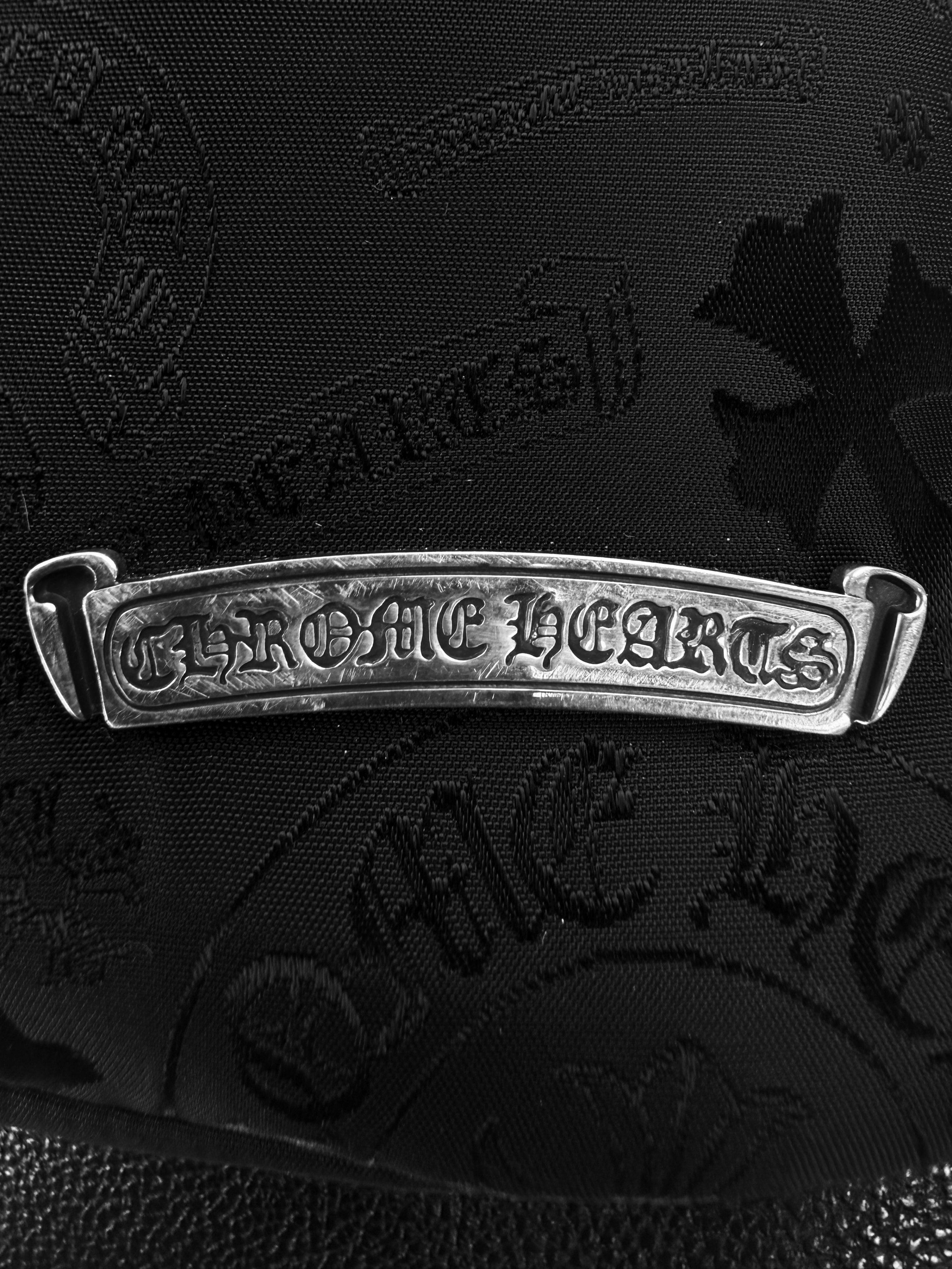 Chrome Hearts 7th Grade Stencil Monogram Nylon Gunslinger Backpack