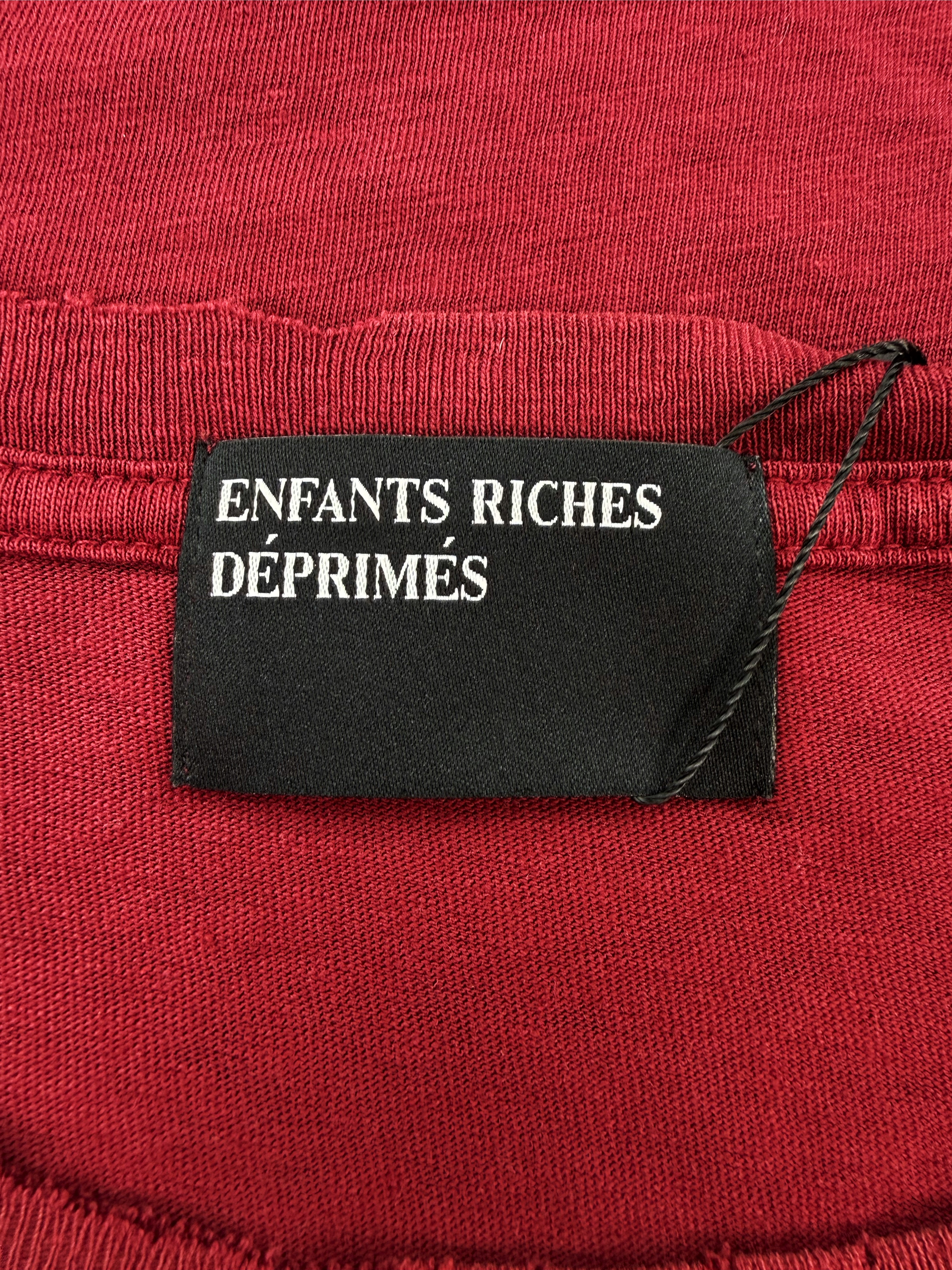 Enfants Riches Deprimes ‘Burning Church’ Red Graphic T-Shirt