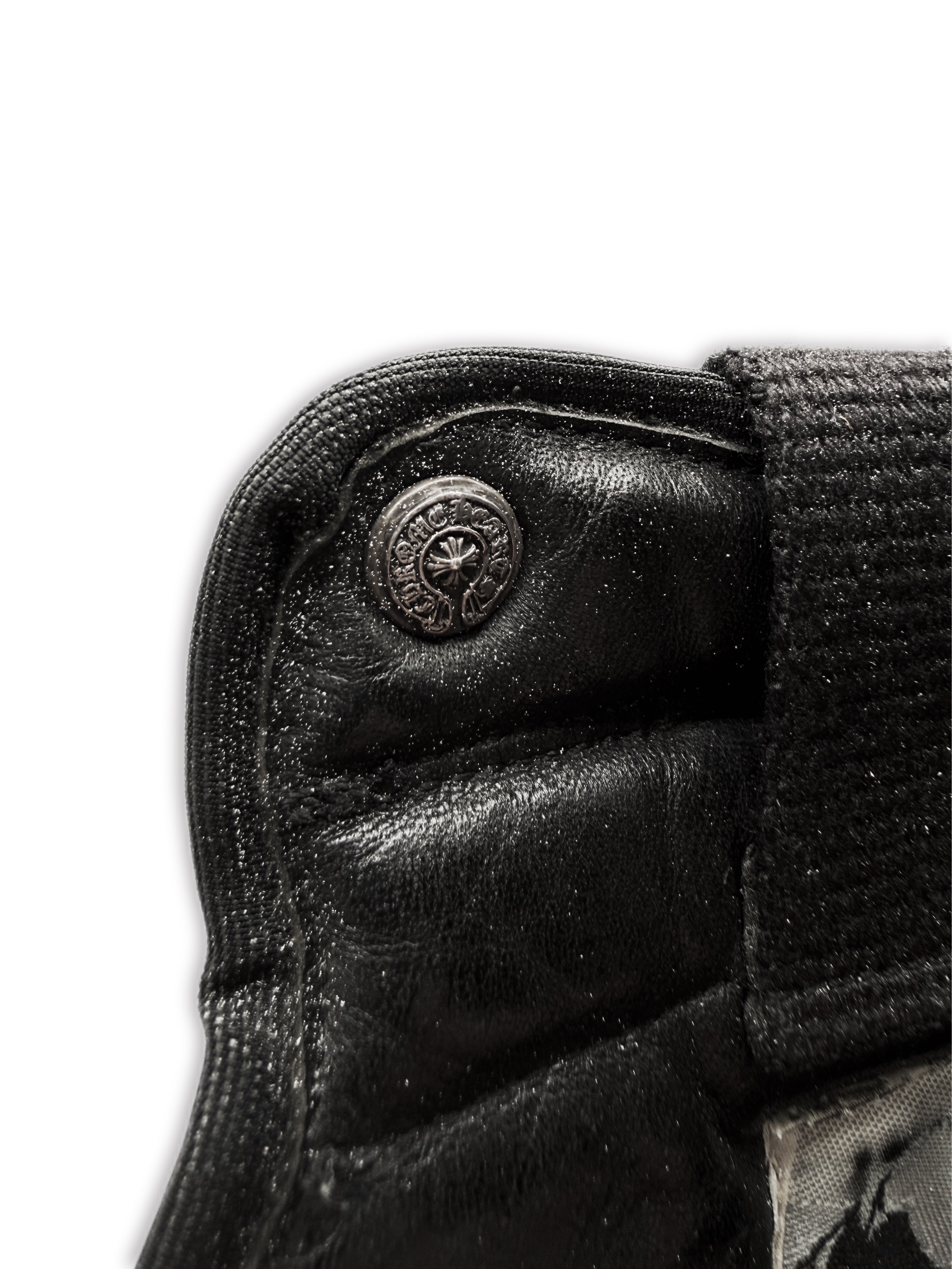 Chrome Hearts x Rick Owens Geobasket Cross Dagger Zip Sneakers