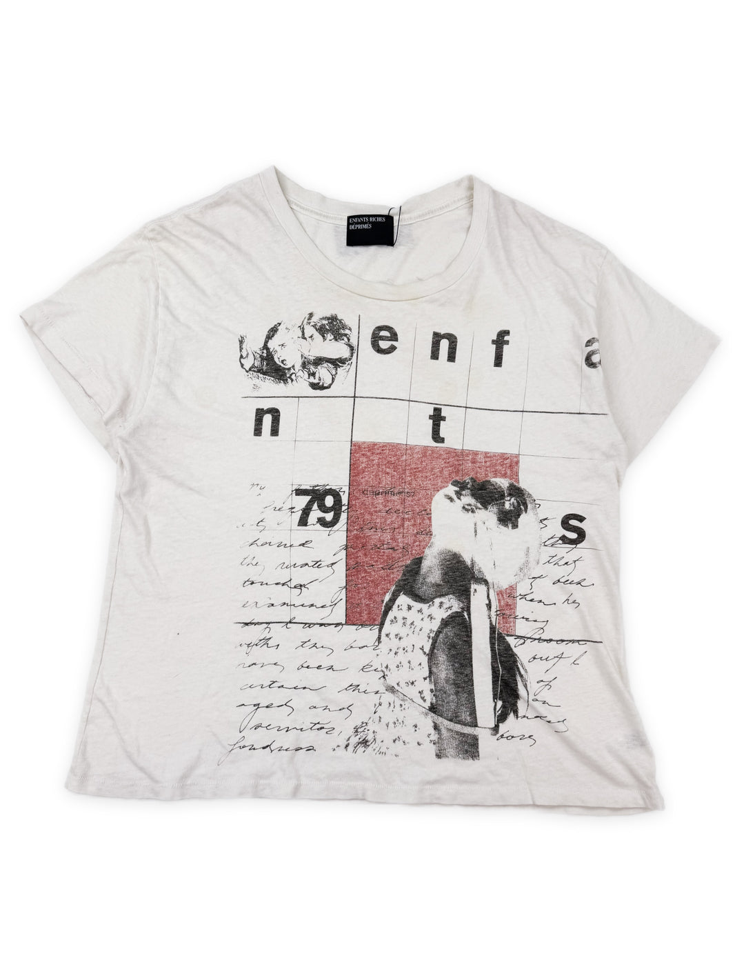 Enfants Riches Deprimes ‘Pharmacist Daughter’ White Graphic T-Shirt
