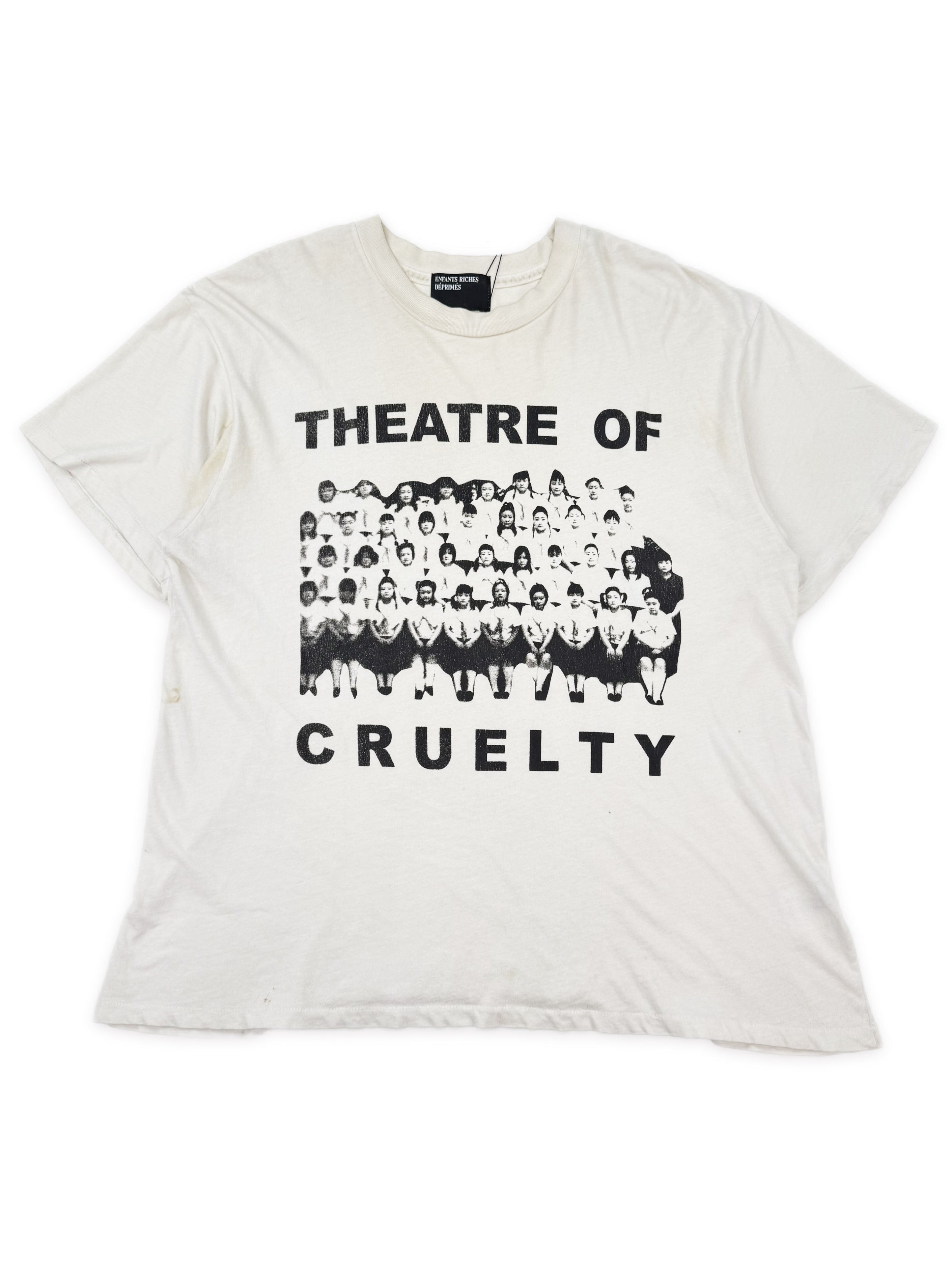 Enfants Riches Deprimes ‘Theatre of Curelty’ White Graphic T-Shirt