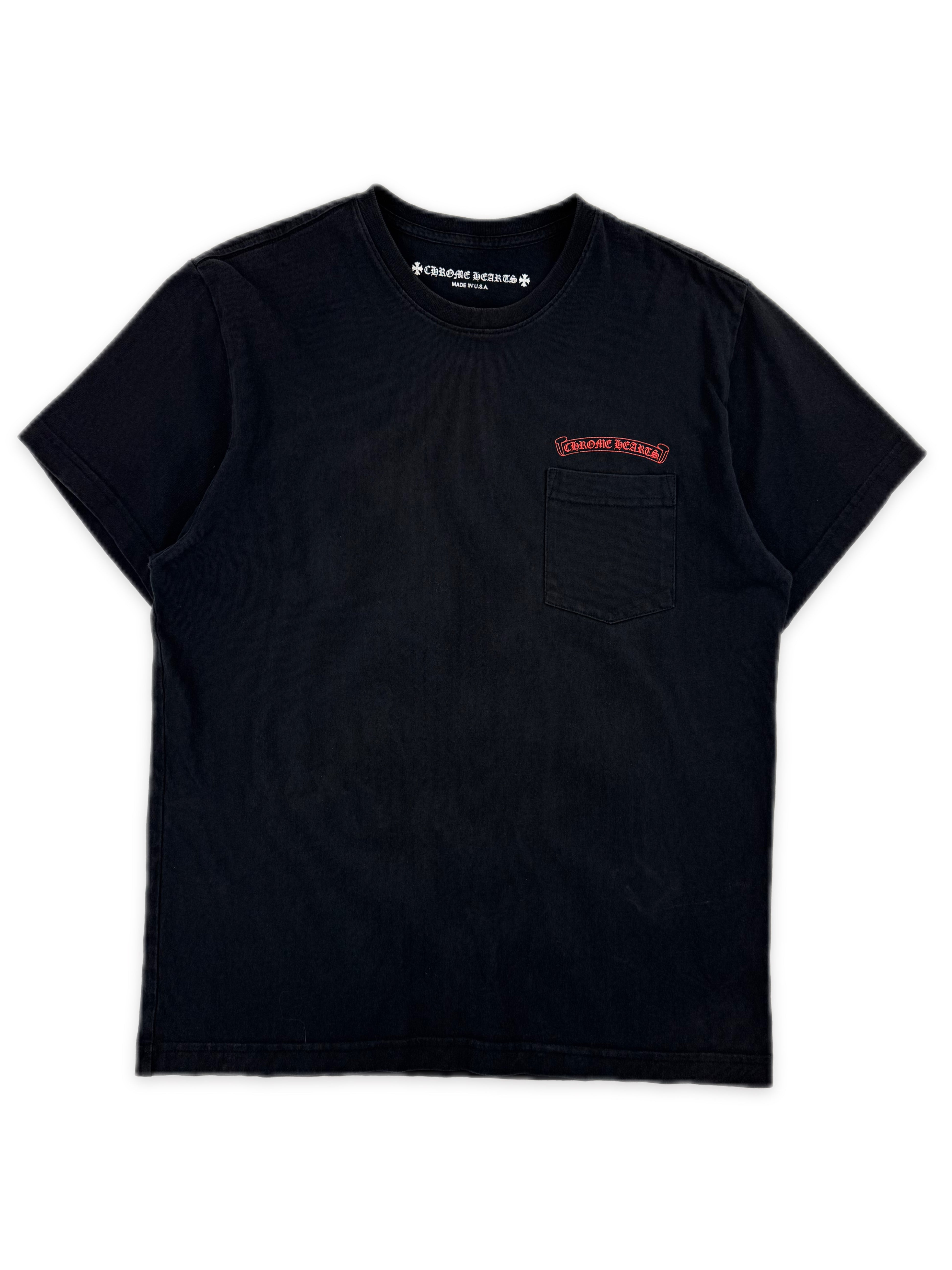 Chrome Hearts Chomper Graphic Black Logo T-Shirt