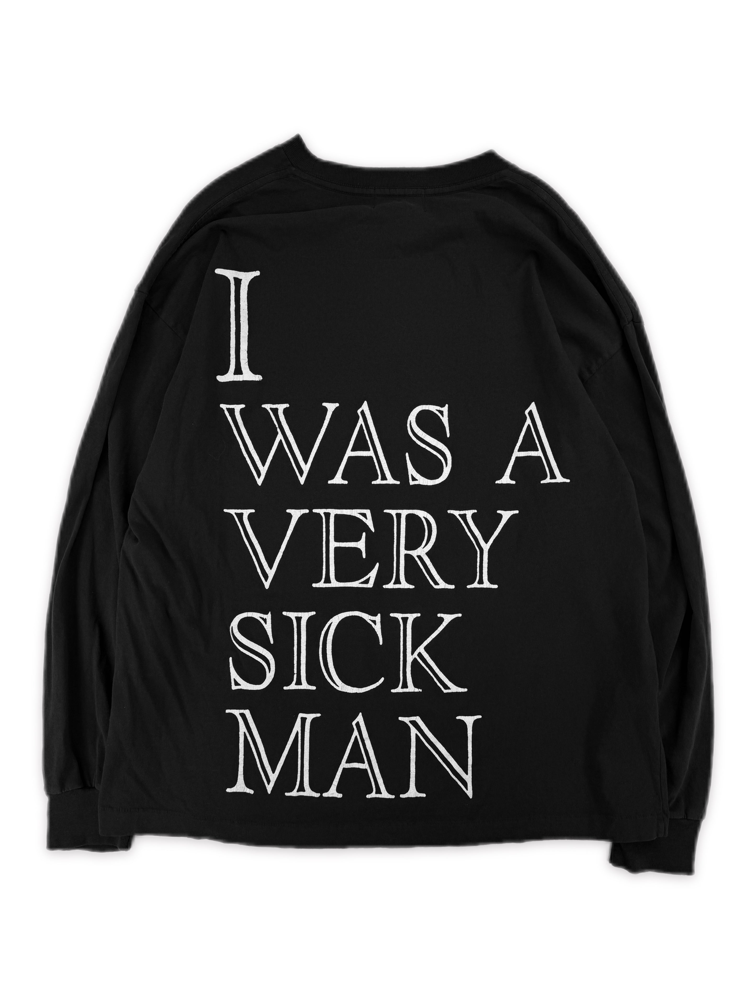 Enfants Riches Deprimes ‘Very Sick Man’ Black Long Sleeve
