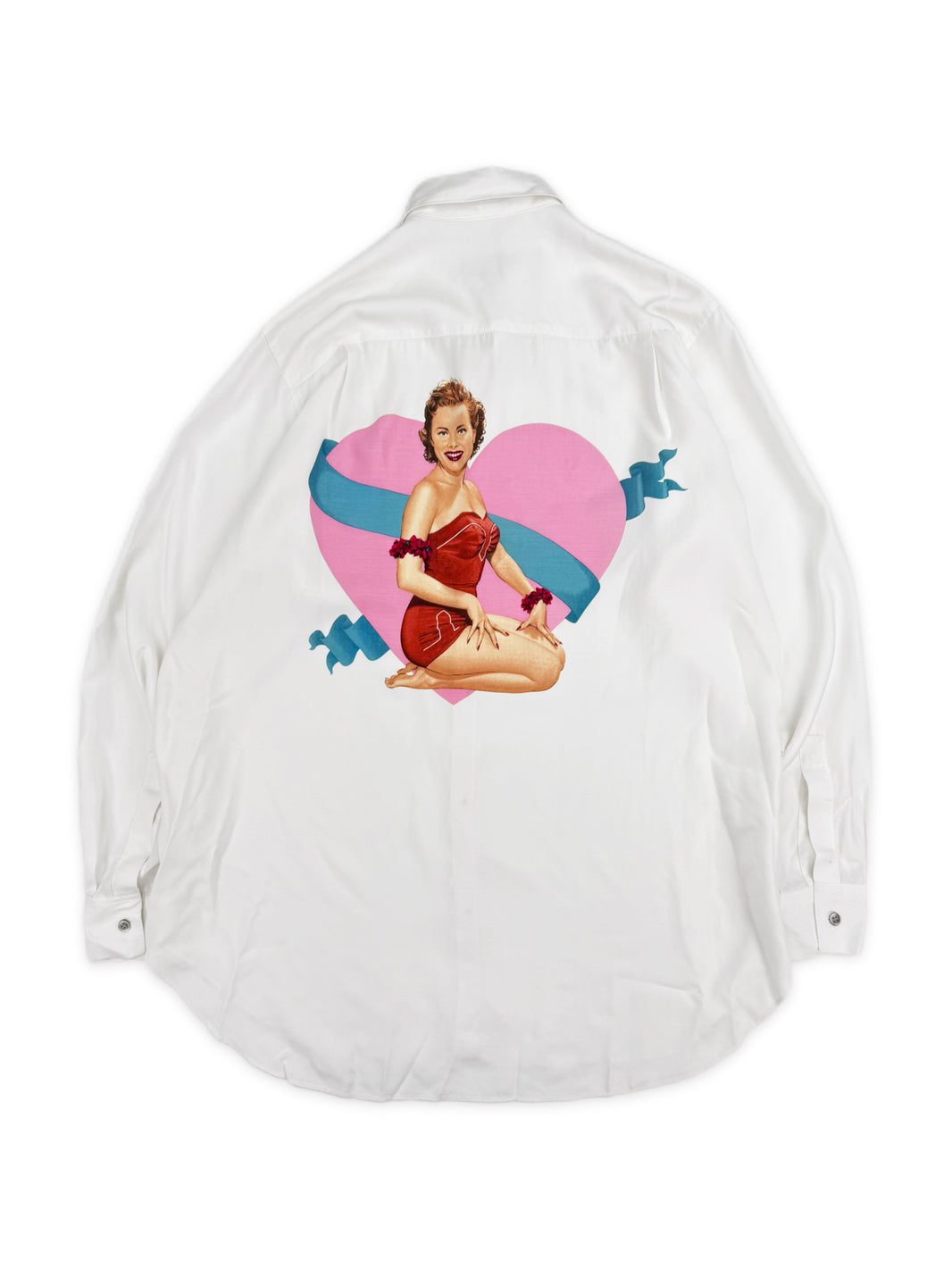 AW91 Yohji Yamamoto 6.1 The Men Go Yohji Go Pin Up White Shirt