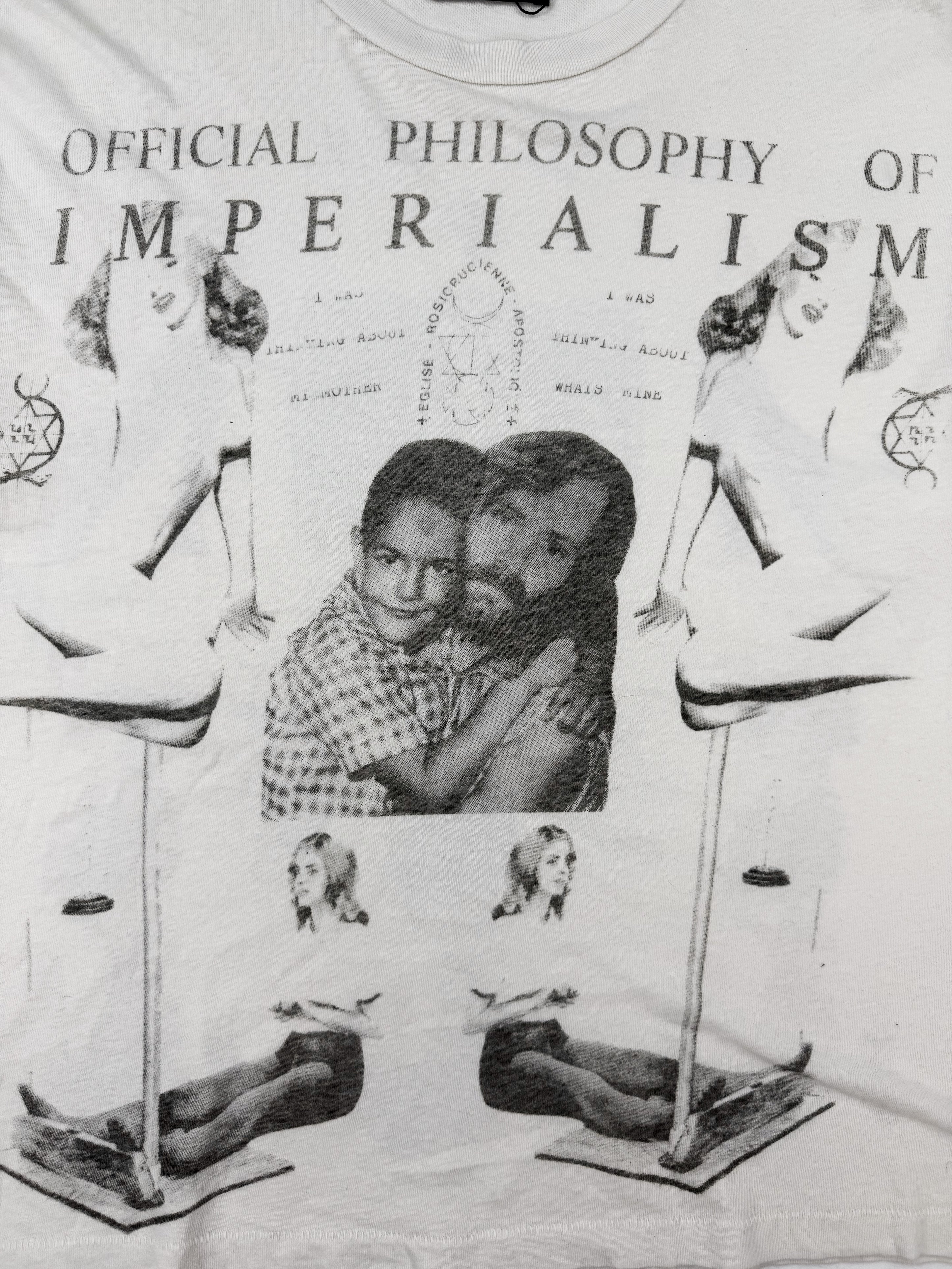 Enfants Riches Deprimes ‘Philosophy of Imperialism’ White Graphic T-Shirt