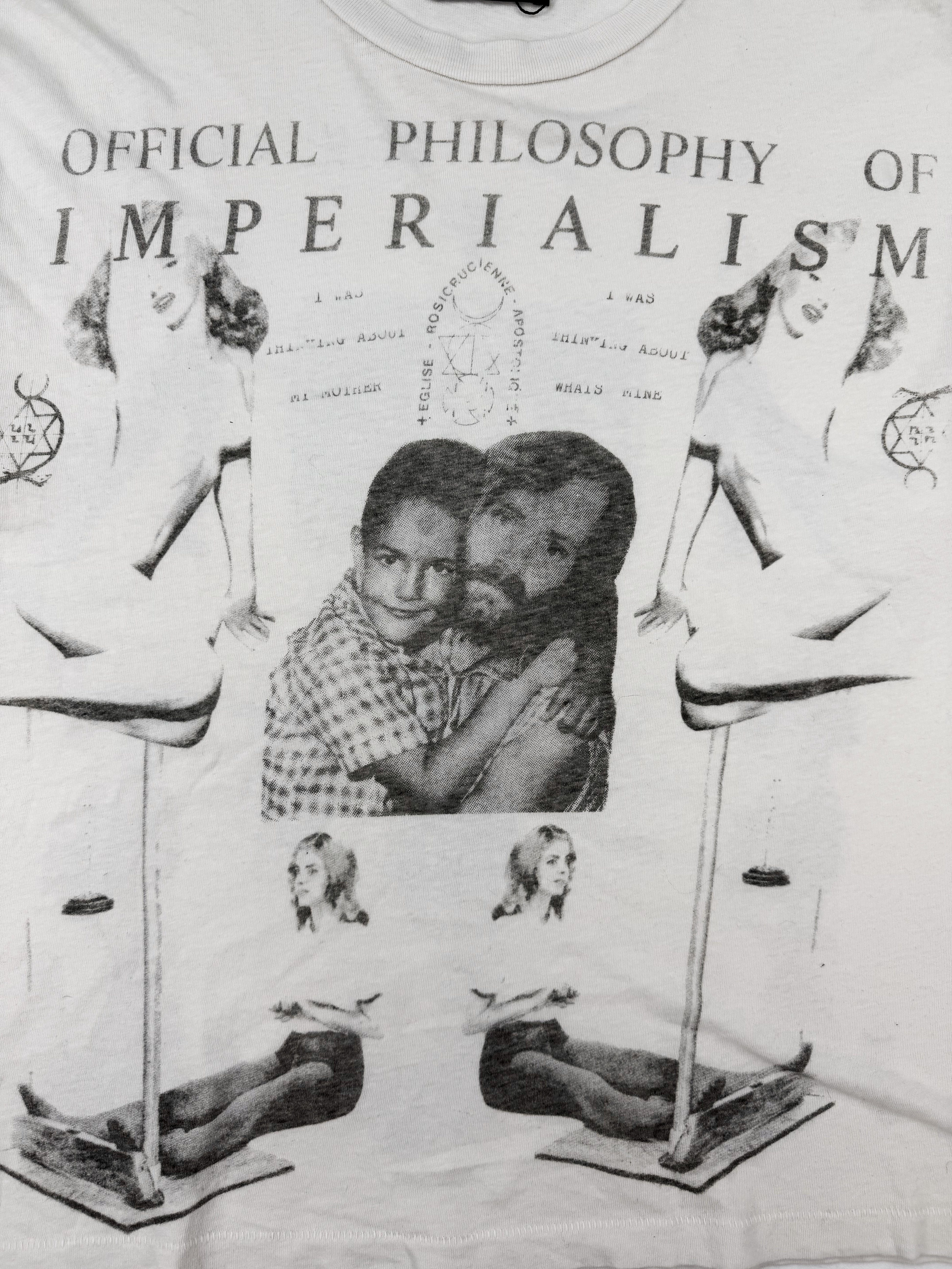 Enfants Riches Deprimes ‘Philosophy of Imperialism’ White Graphic T-Shirt