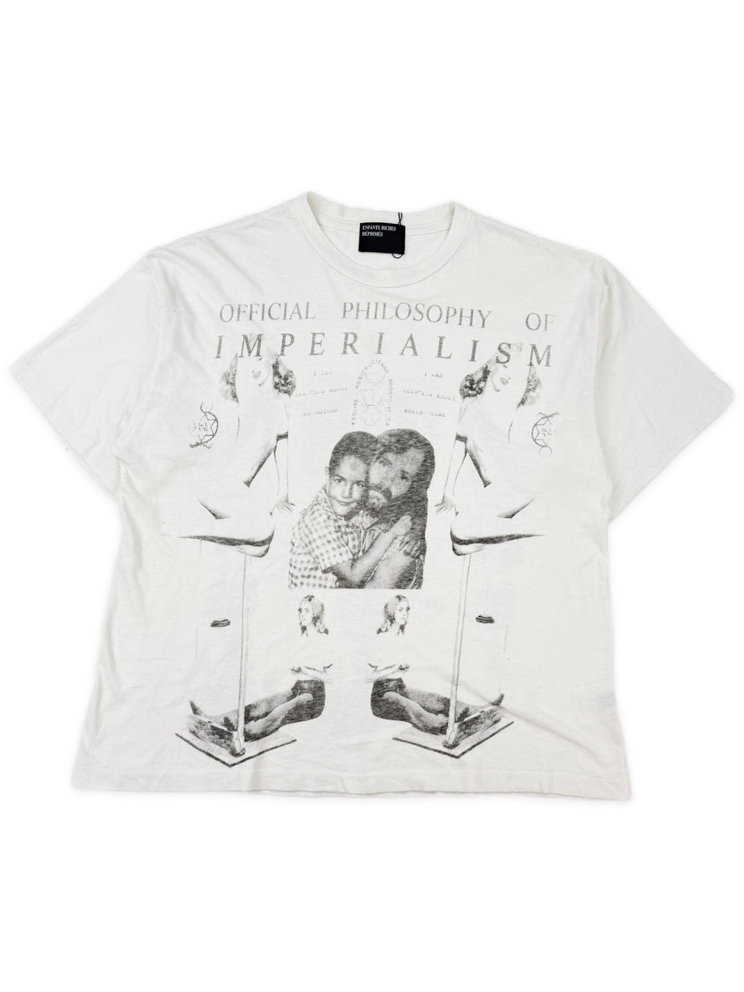 Enfants Riches Deprimes ‘Philosophy of Imperialism’ White Graphic T-Shirt