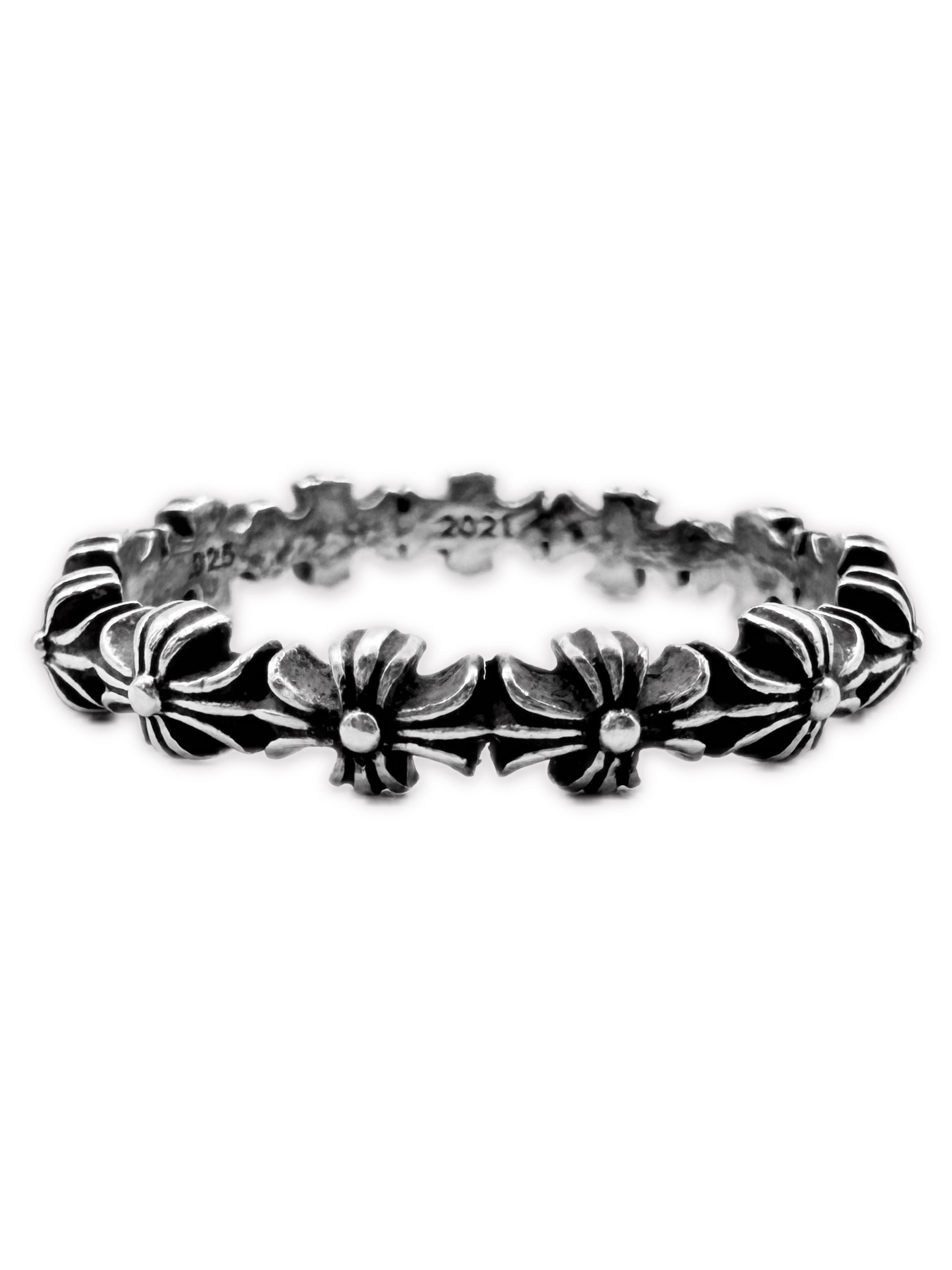 Chrome Hearts Tiny E Cross .925 Silver Ring