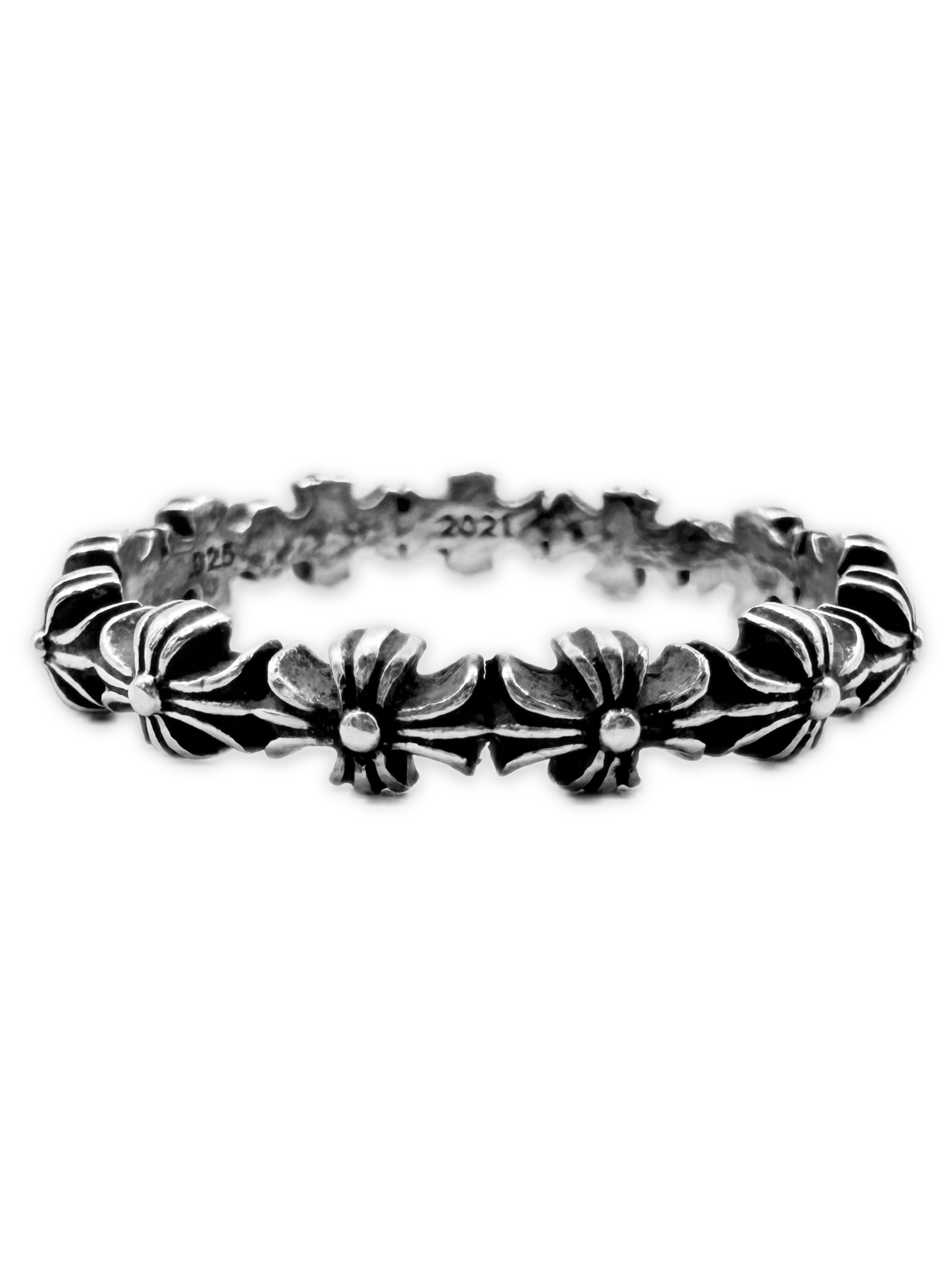 Chrome Hearts Tiny E Cross .925 Silver Ring