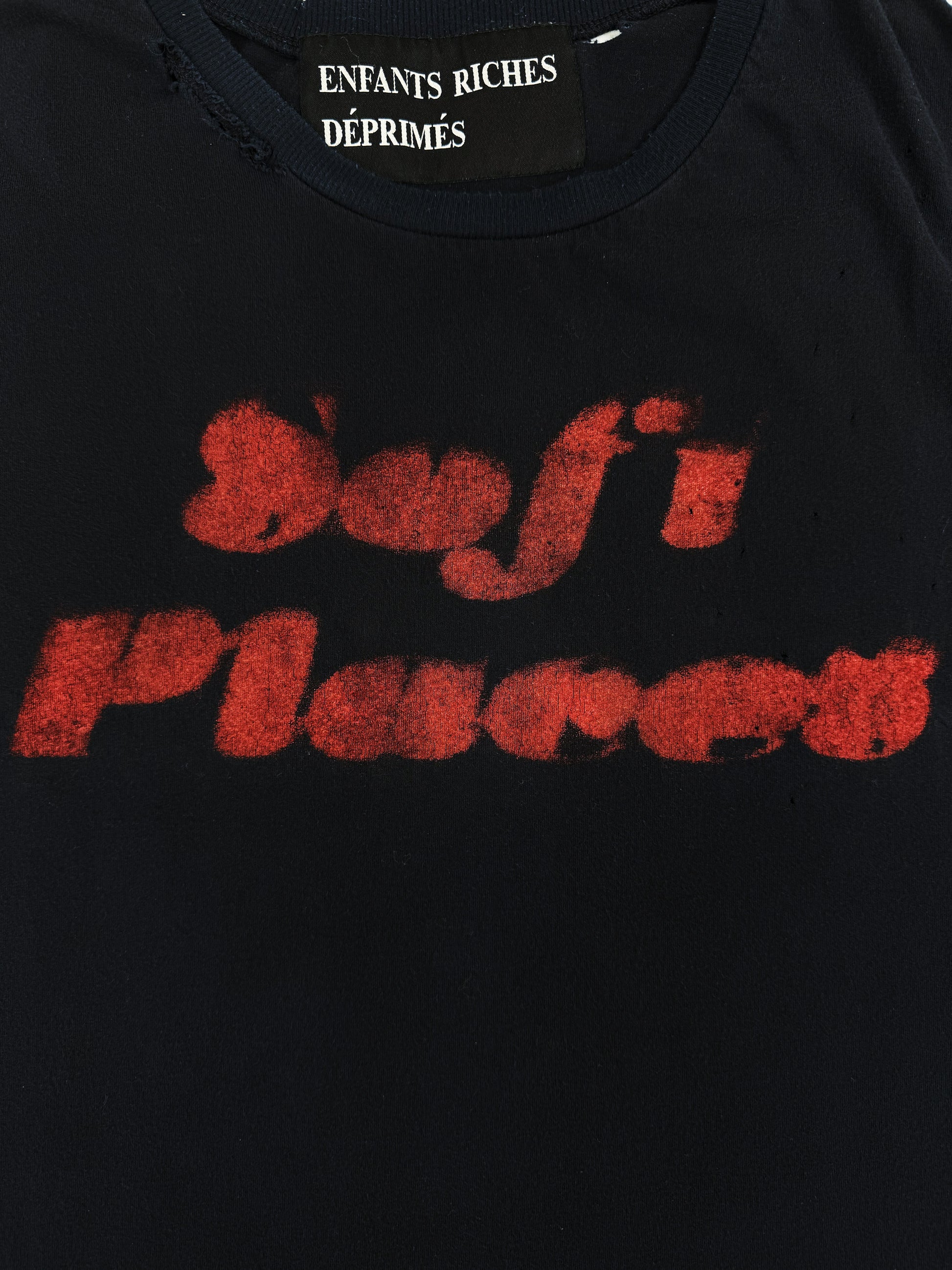 Enfants Riches Deprimes ‘Sofi Pleasures’ Black Graphic T-Shirt