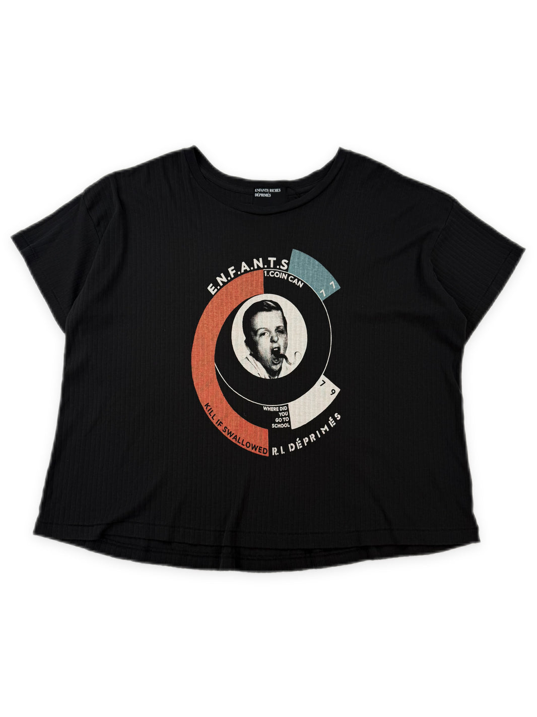 Enfants Riches Deprimes ‘Snake Boy’ Ribbed Graphic T-Shirt