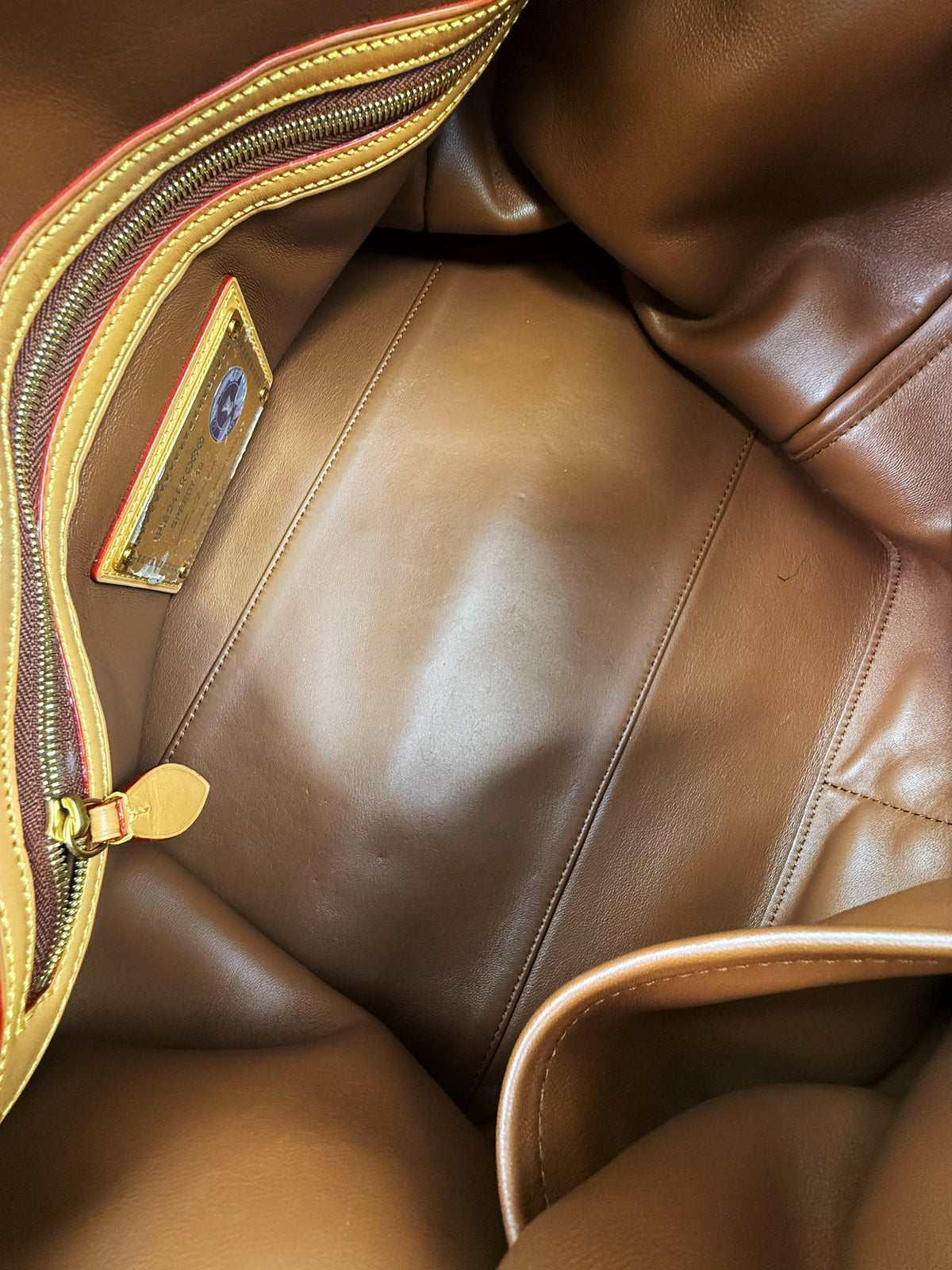 SS24 Louis Vuitton Speedy P90 40 Bandoulier Leather Handbag